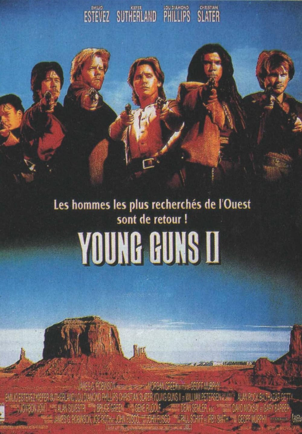 Young Guns II (1990) 128Kbps 23.976Fps 48Khz 2.0Ch DD+ NF E-AC3 Turkish Audio TAC