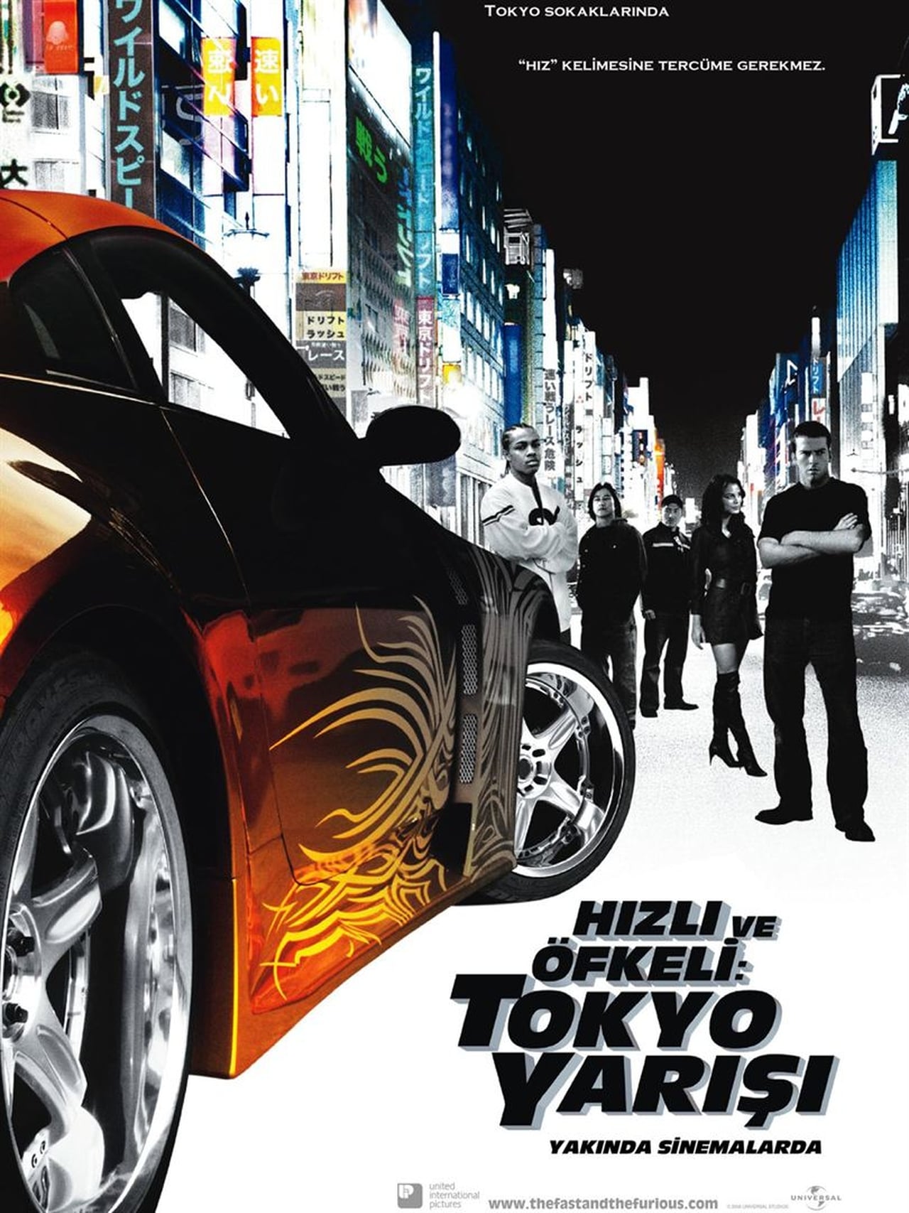The Fast and the Furious: Tokyo Drift (2006) 640Kbps 23.976Fps 48Khz 5.1Ch DD+ NF E-AC3 Turkish Audio TAC
