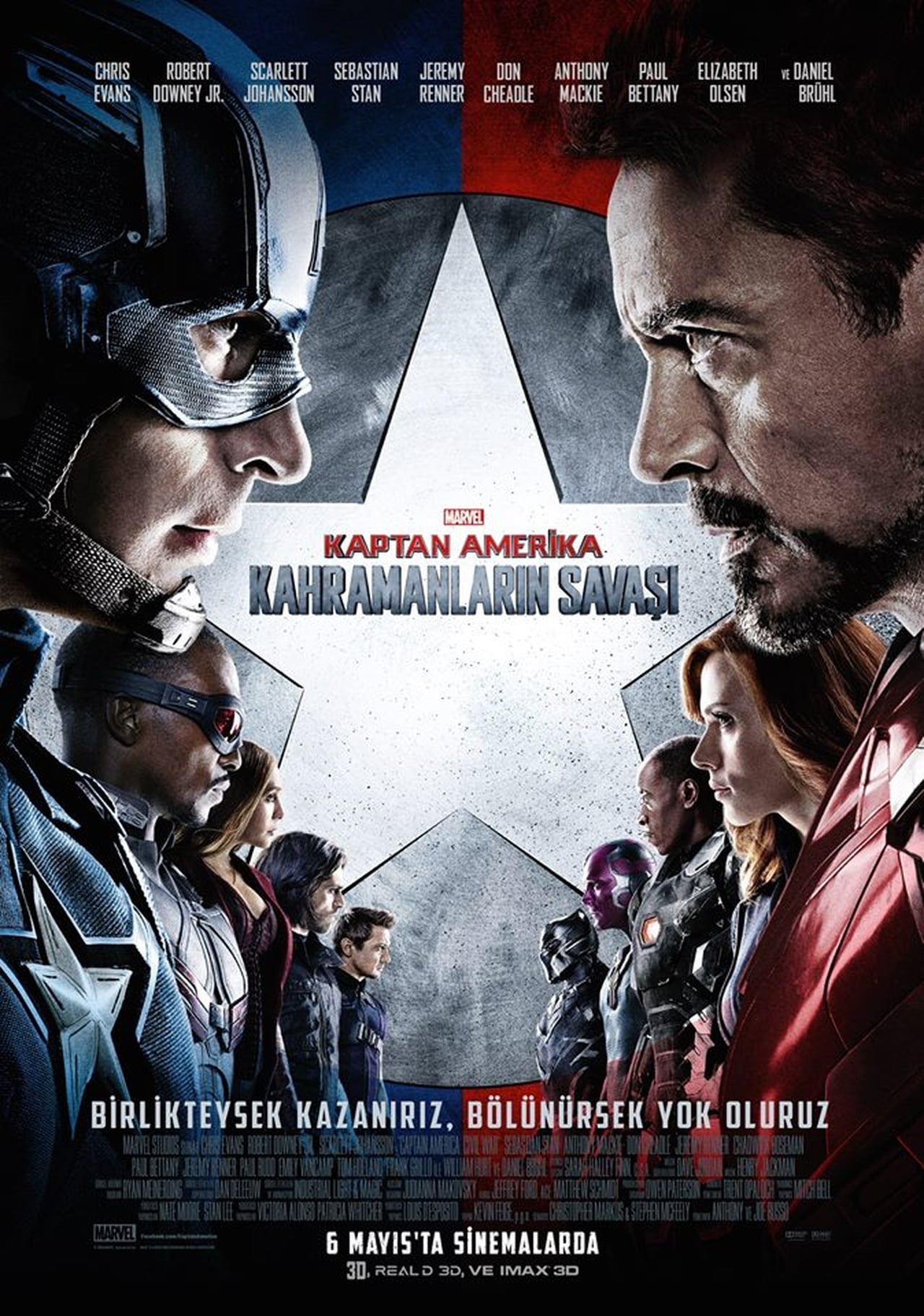 Captain America: Civil War (2016) 384Kbps 23.976Fps 48Khz 5.1Ch DVD Turkish Audio TAC