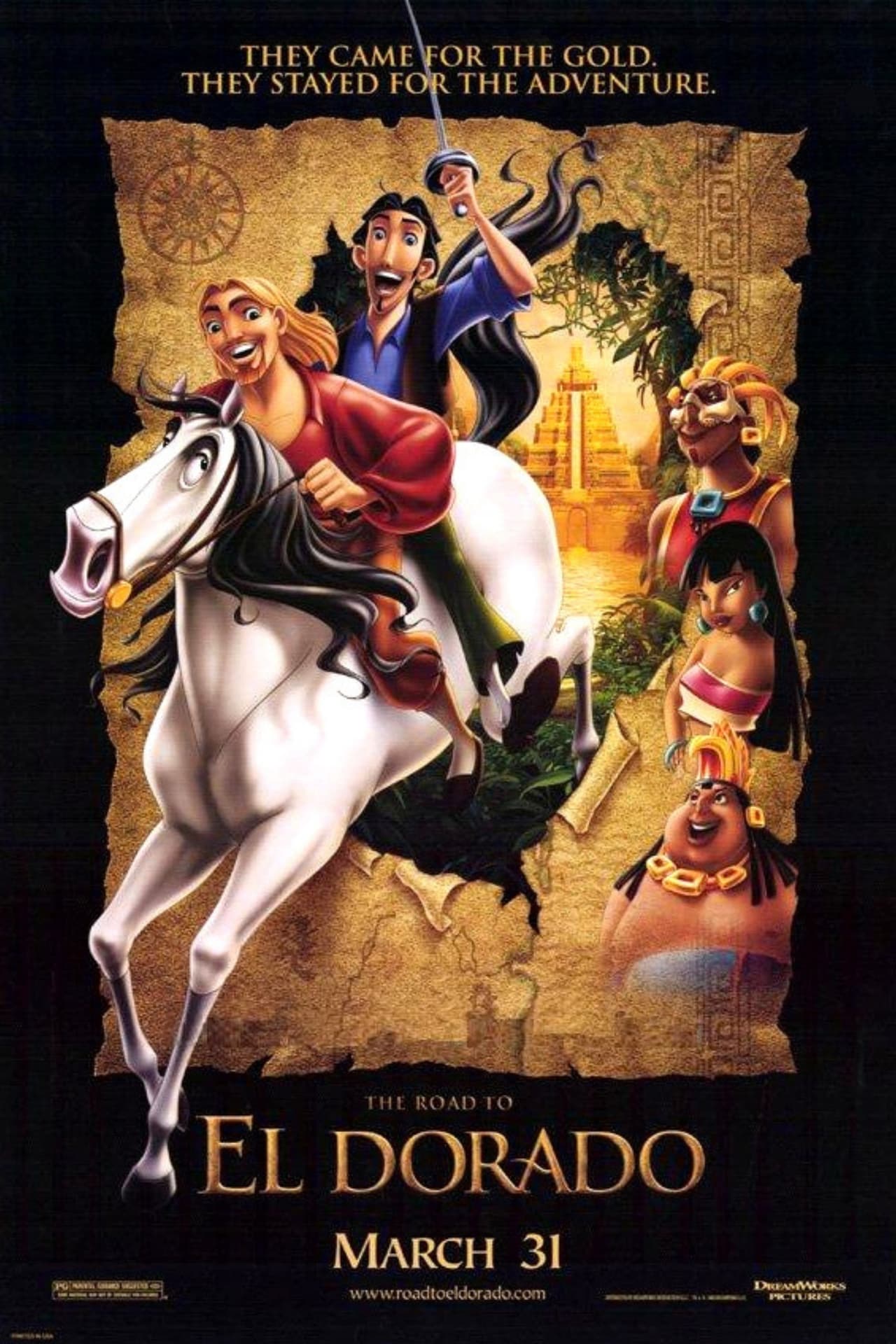 The Road to El Dorado (2000) V2 384Kbps 23.976Fps 48Khz 5.1Ch iTunes Turkish Audio TAC