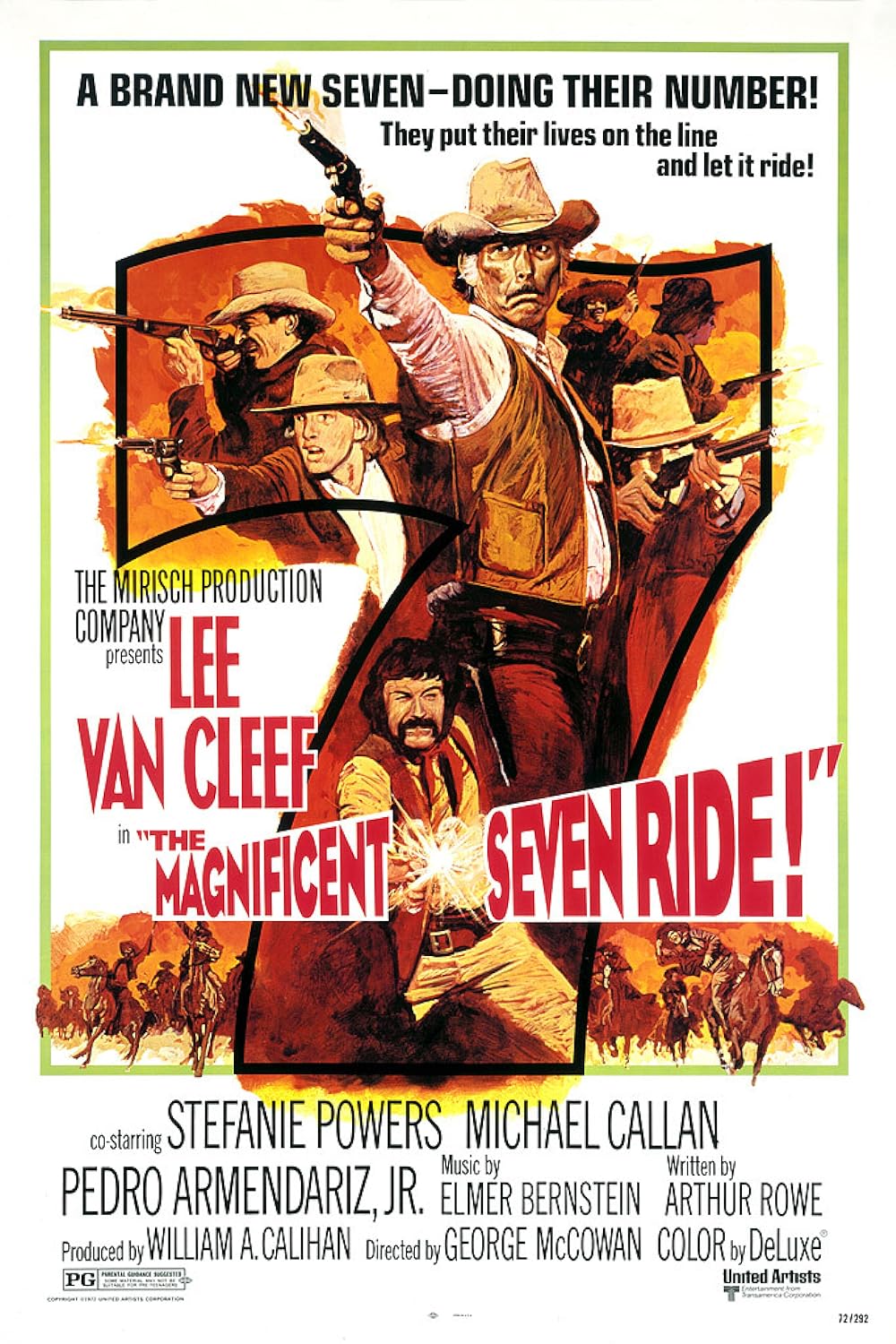 The Magnificent Seven Ride! (1972) 448Kbps 23.976Fps 48Khz 5.1Ch DVD Turkish Audio TAC