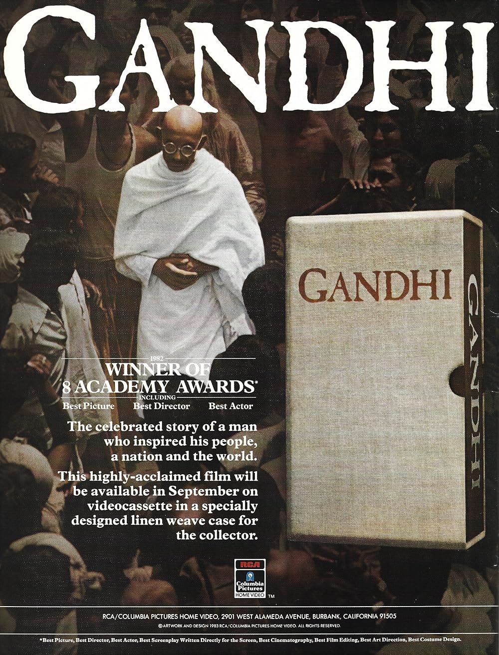 Gandhi (1982) 224Kbps 23.976Fps 48Khz 2.0Ch VCD Turkish Audio TAC