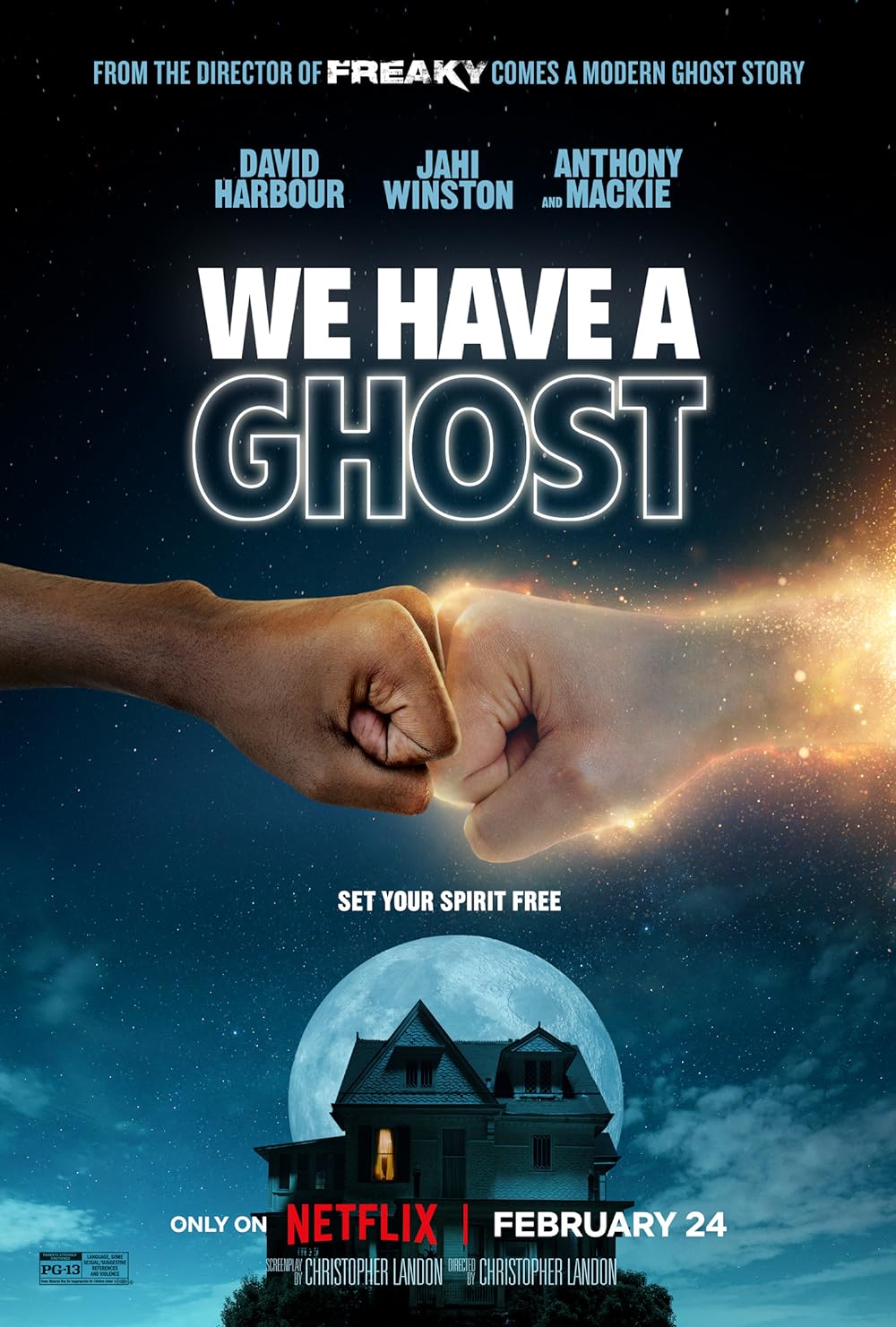 We Have a Ghost (2023) 640Kbps 24Fps 48Khz 5.1Ch DD+ NF E-AC3 Turkish Audio TAC