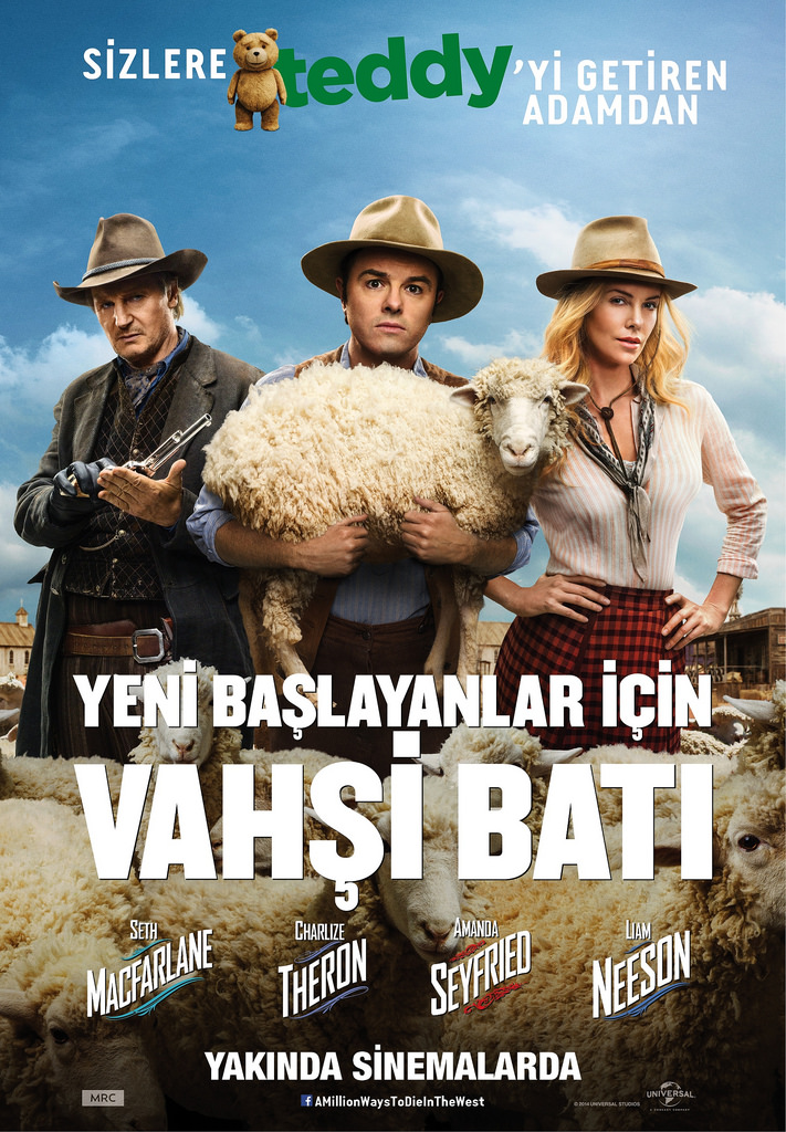 A Million Ways to Die in the West (2014) Theatricai Version 448Kbps 23.976Fps 48Khz 5.1Ch BluRay Turkish Audio TAC