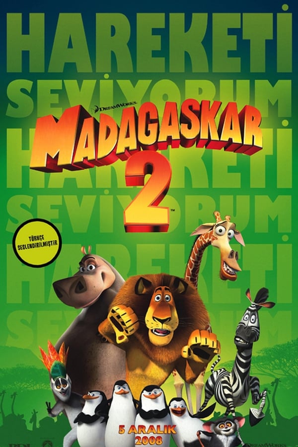 Madagascar: Escape 2 Africa (2008) 640Kbps 23.976Fps 48Khz 5.1Ch BluRay Turkish Audio TAC