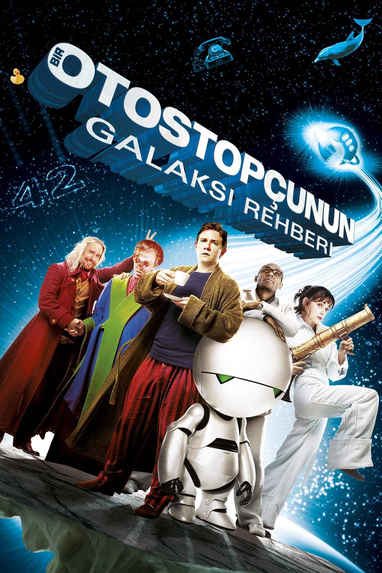 The Hitchhiker's Guide to the Galaxy (2005) 384Kbps 23.976Fps 48Khz 5.1Ch DVD Turkish Audio TAC