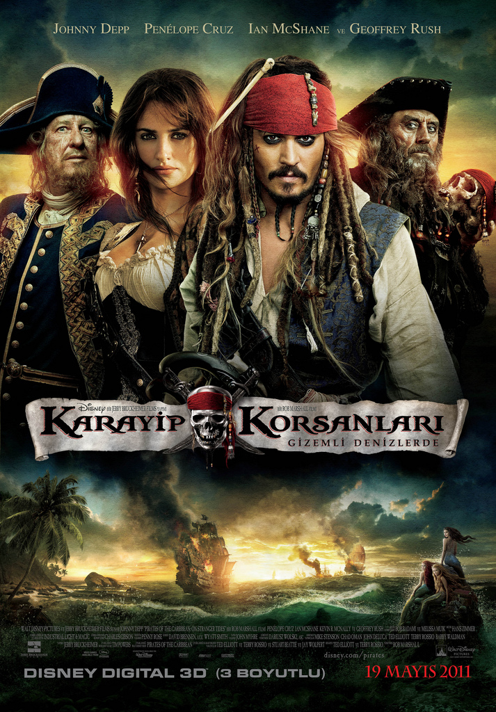 Pirates of the Caribbean: On Stranger Tides (2011) 640Kbps 23.976Fps 48Khz 5.1Ch DD+ NF E-AC3 Turkish Audio TAC