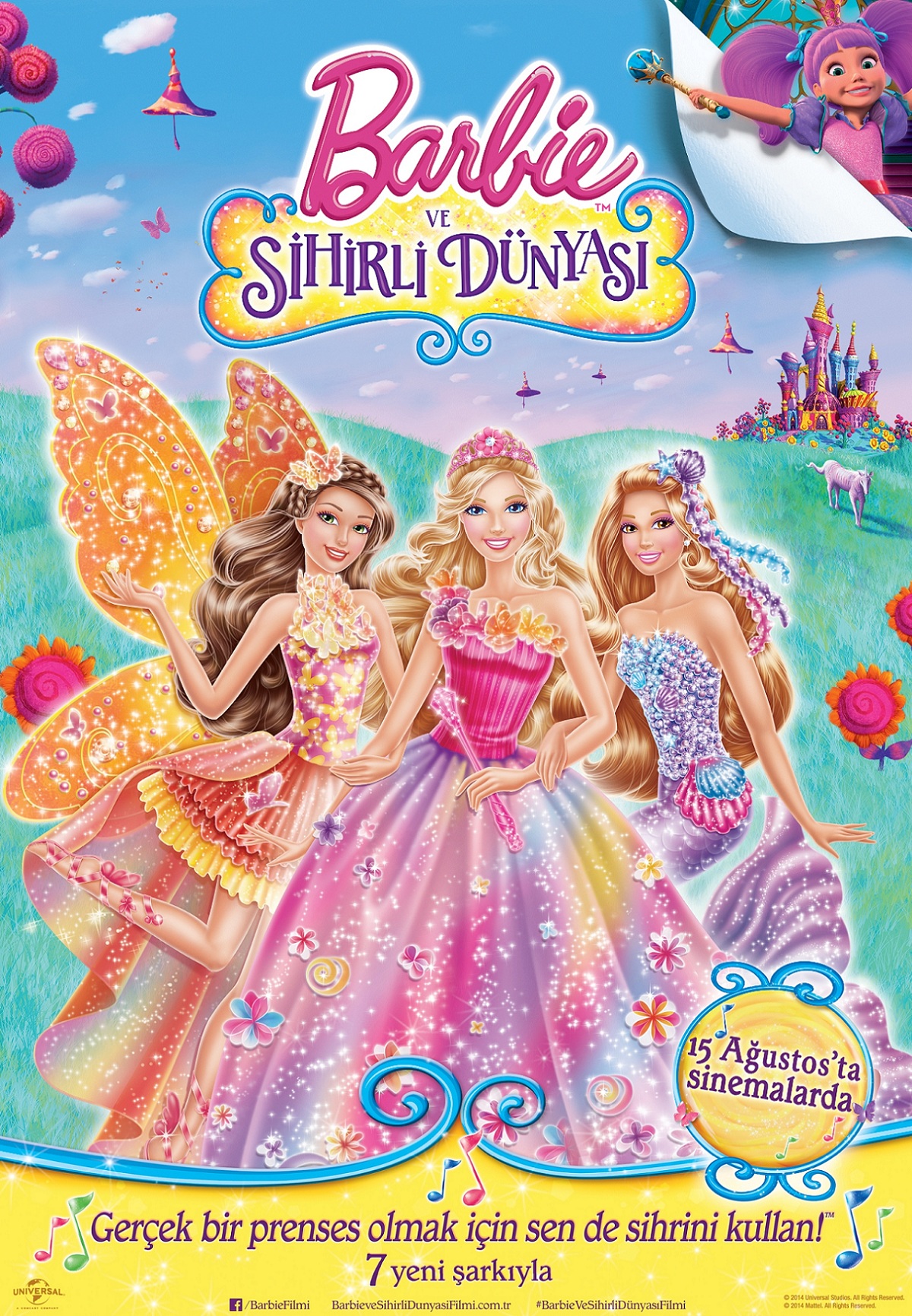 Barbie and the Secret Door (2014) 384Kbps 23.976Fps 48Khz 5.1Ch DVD Turkish Audio TAC
