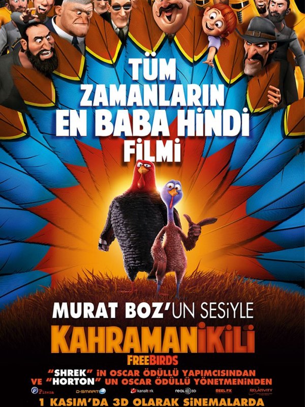 Free Birds (2013) 192Kbps 23.976Fps 48Khz 2.0Ch DVD Turkish Audio TAC