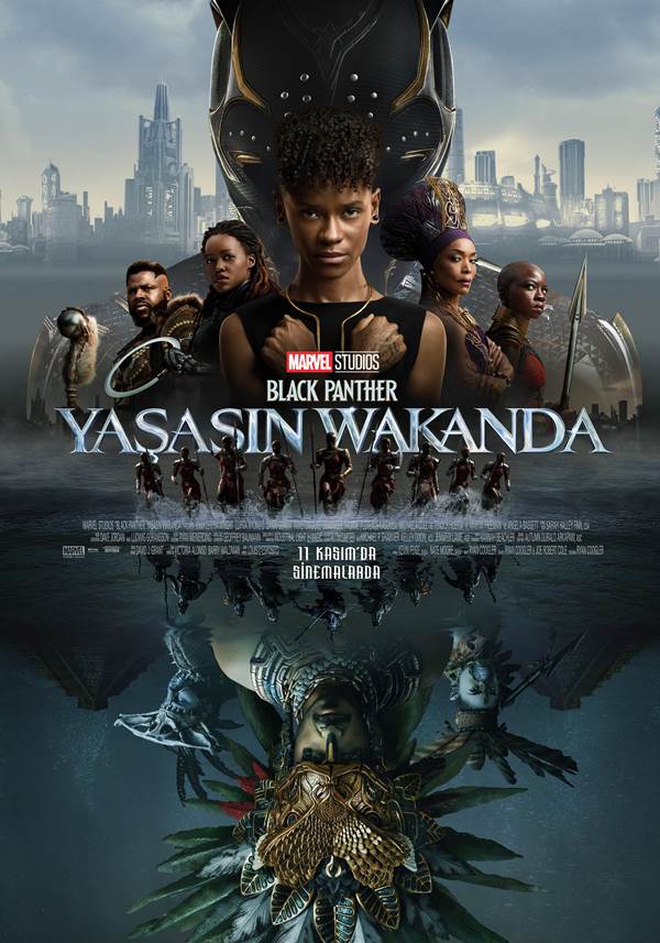 Black Panther: Wakanda Forever (2022) 256Kbps 23.976Fps 44Khz 5+1Ch Disney+ Turkish Audio TAC