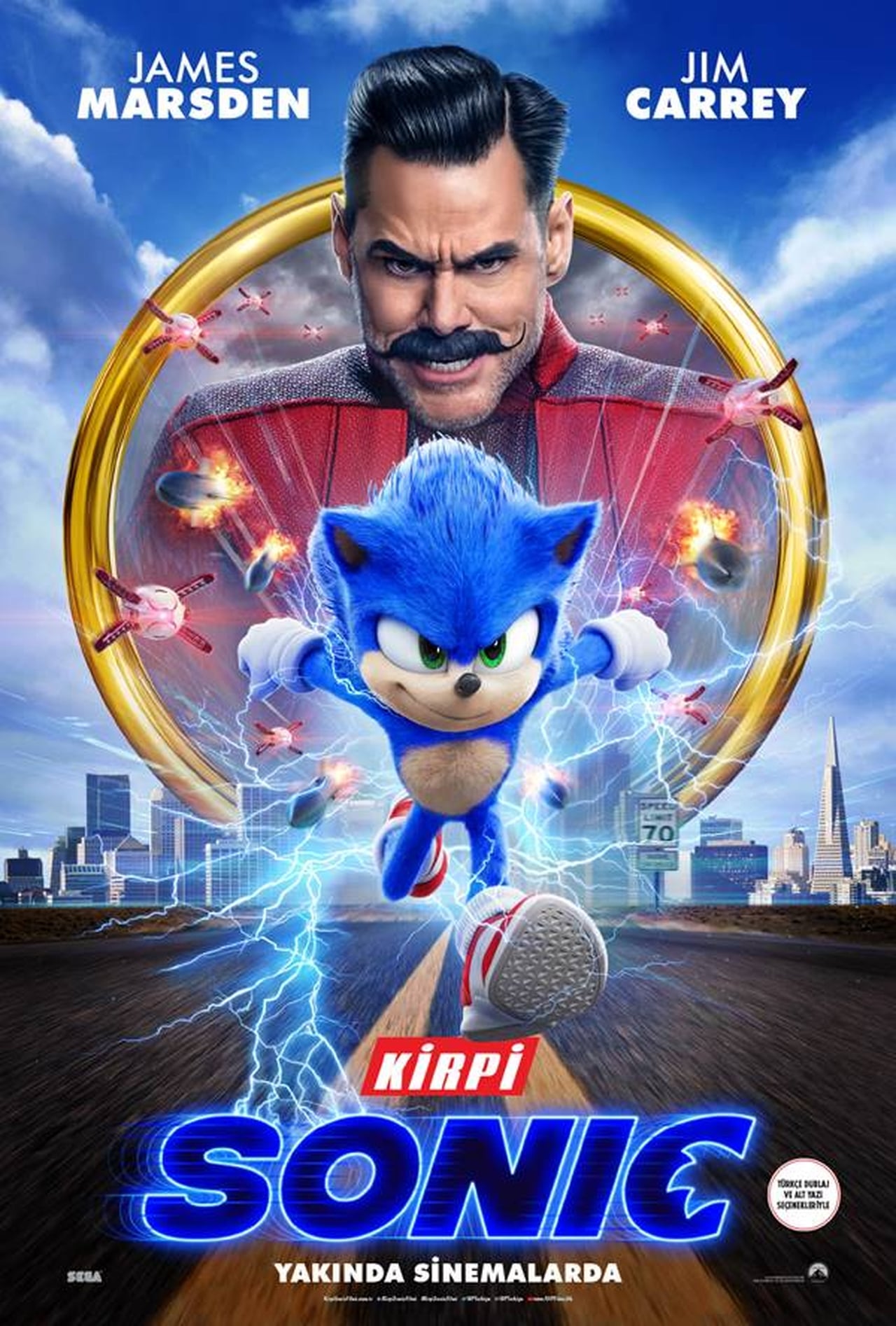 Sonic the Hedgehog (2020) 640Kbps 23.976Fps 48Khz 5.1Ch BluRay Turkish Audio TAC