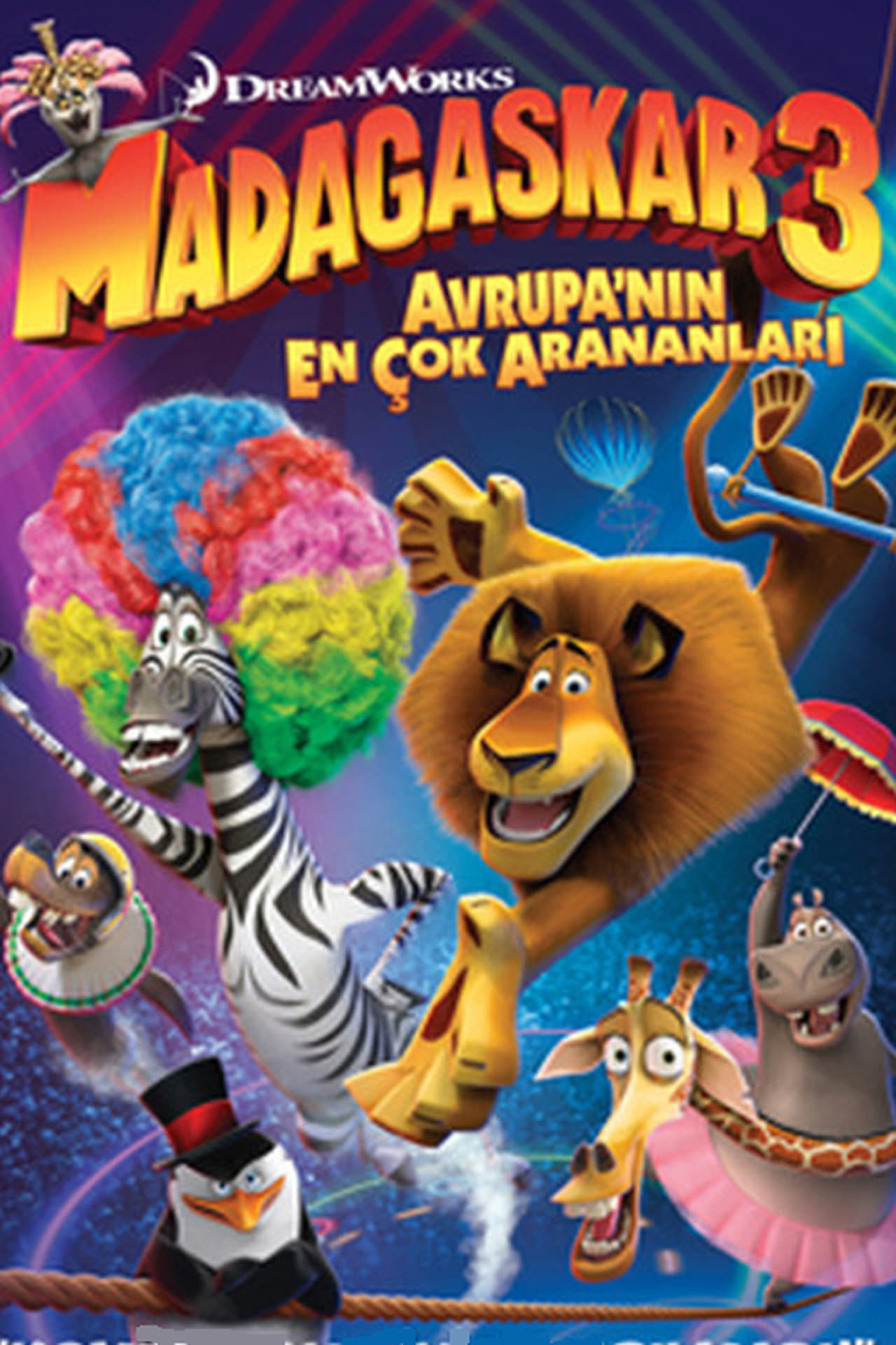 Madagascar 3: Europe's Most Wanted (2012) 640Kbps 23.976Fps 48Khz 5.1Ch BluRay Turkish Audio TAC
