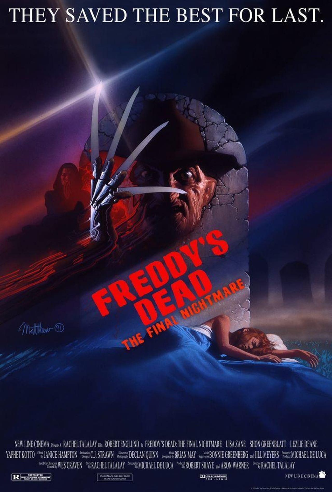 Freddy's Dead: The Final Nightmare (1991) 192Kbps 23.976Fps 48Khz 2.0Ch DVD Turkish Audio TAC