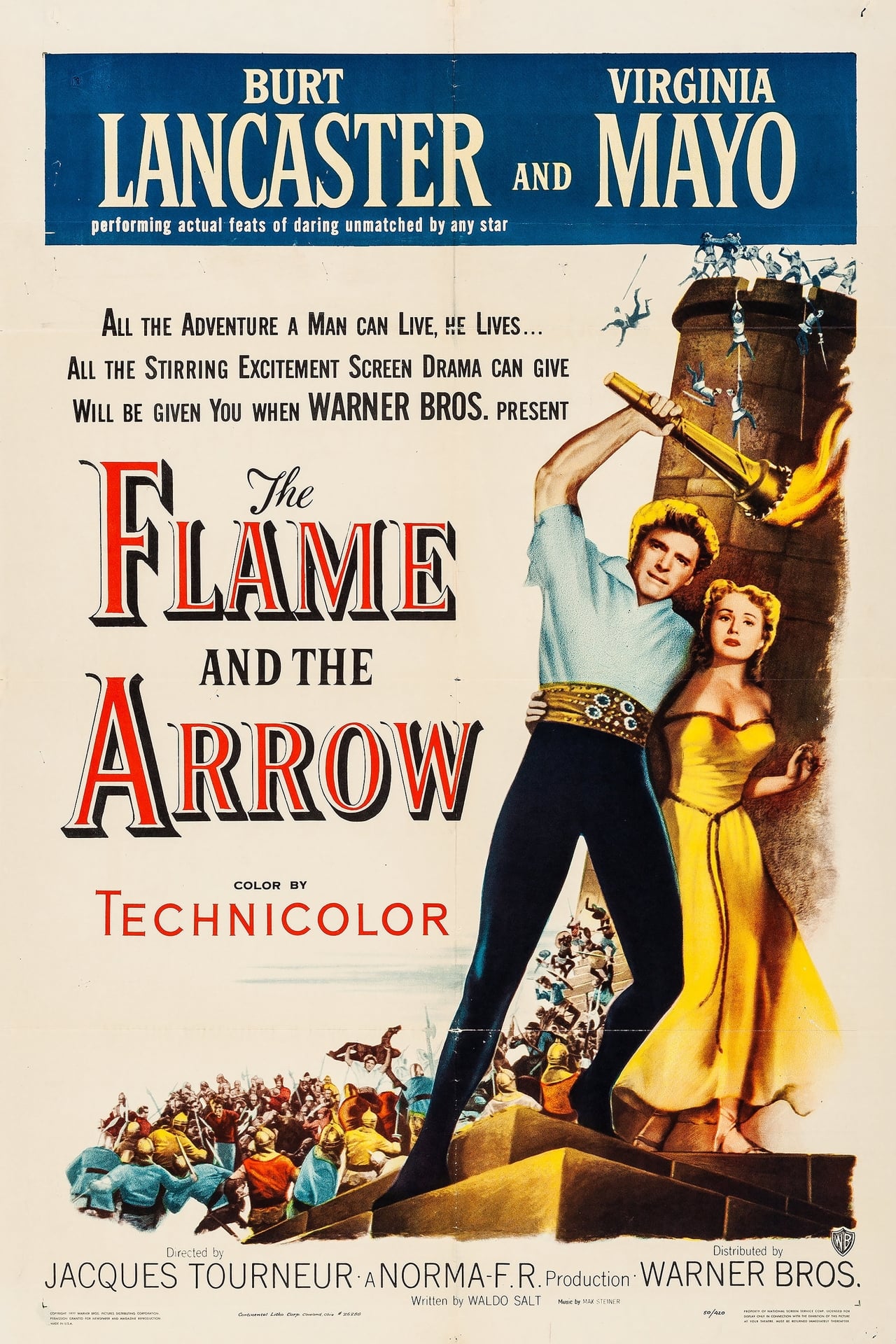 The Flame and the Arrow (1950) 192Kbps 23.976Fps 48Khz 2.0Ch DigitalTV Turkish Audio TAC