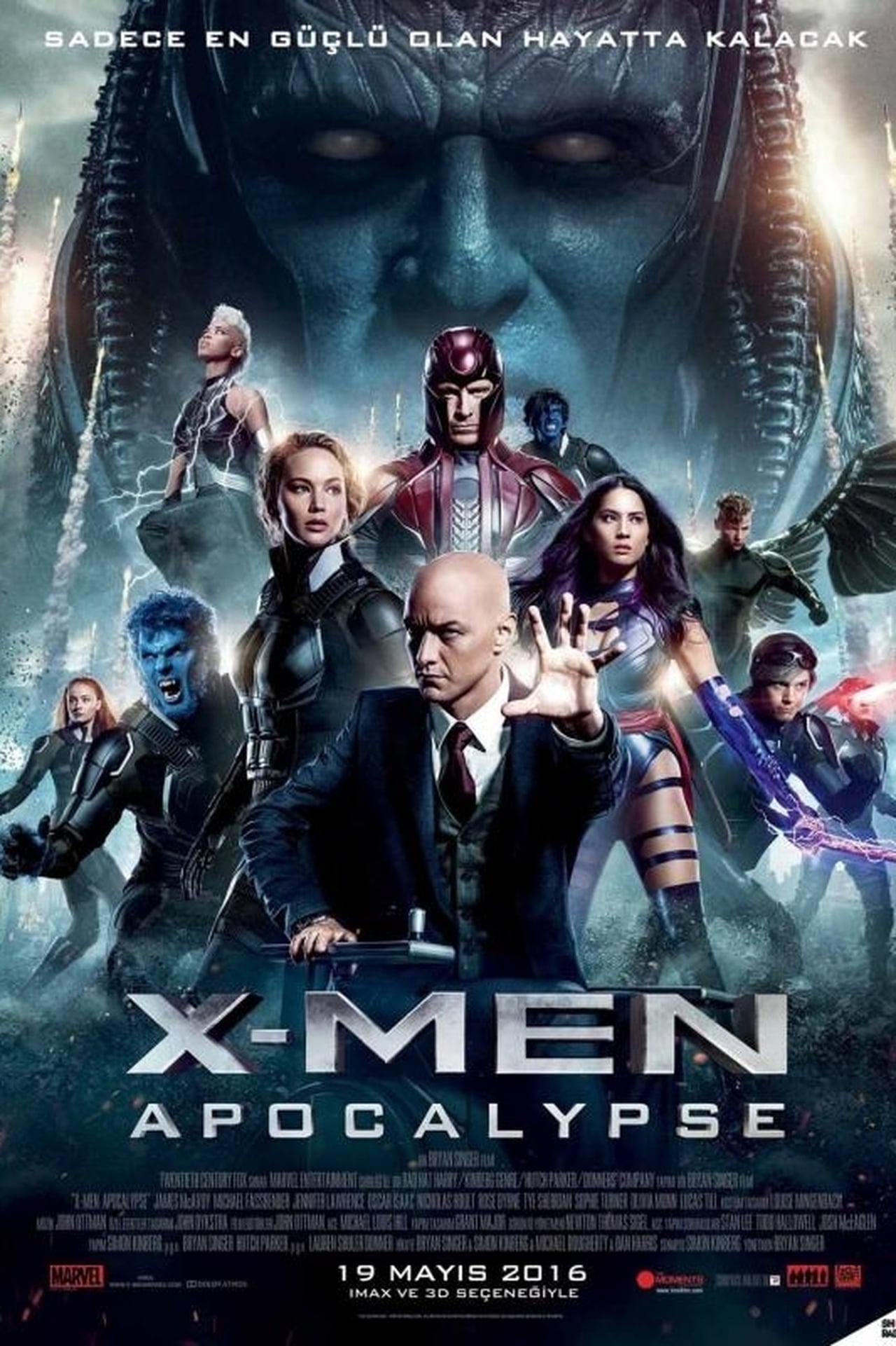 X-Men: Apocalypse (2016) 448Kbps 23.976Fps 48Khz 5.1Ch BluRay Turkish Audio TAC