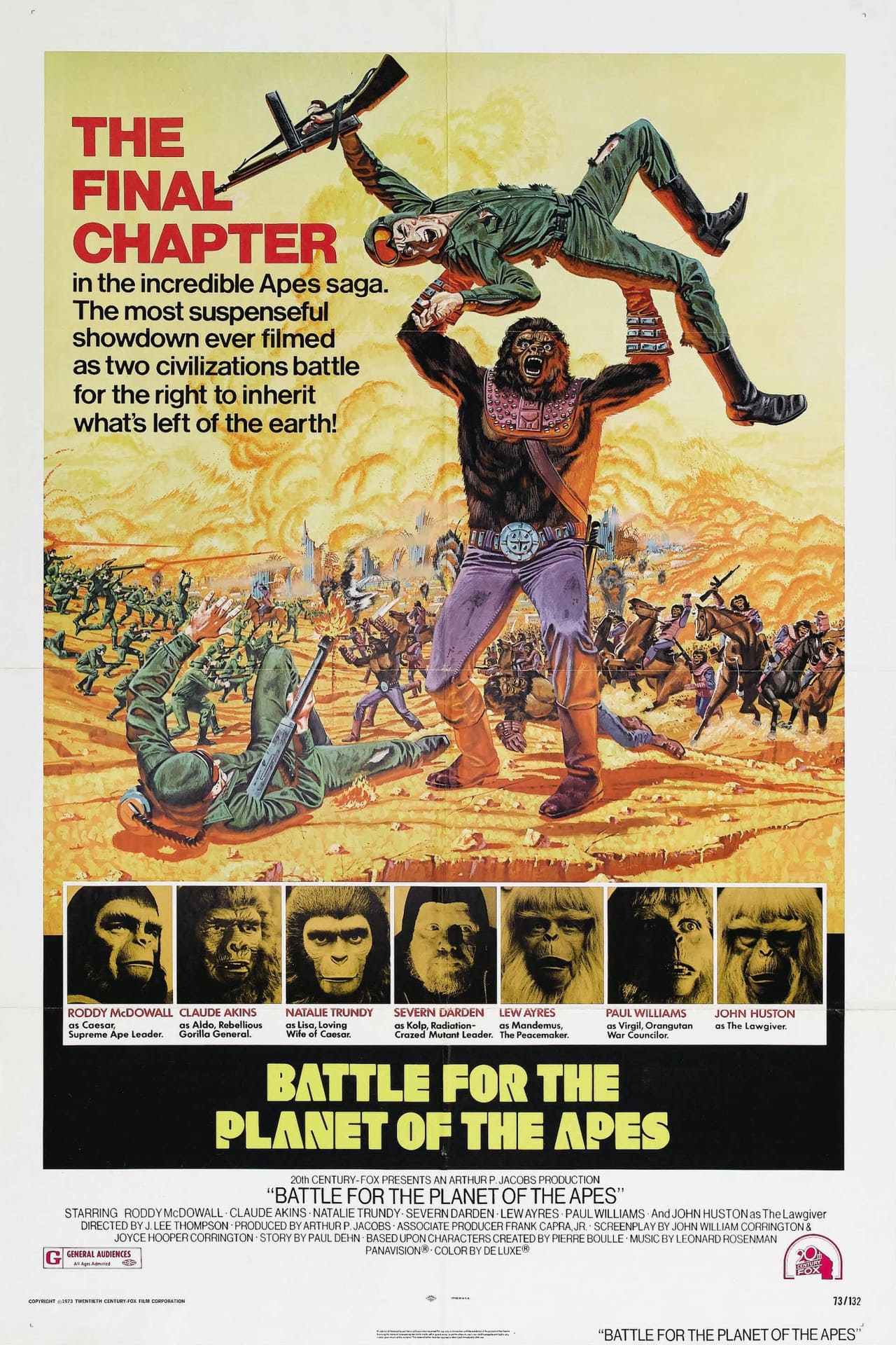 Battle for the Planet of the Apes (1973) 128Kbps 23.976Fps 48Khz 2.0Ch Disney+ DD+ E-AC3 Turkish Audio TAC