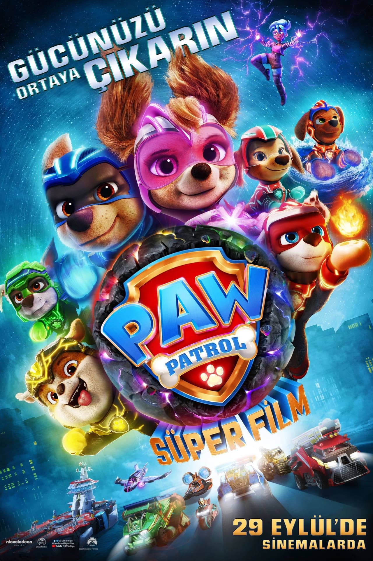 PAW Patrol: The Mighty Movie (2023) 384Kbps 23.976Fps 48Khz 5.1Ch iTunes Turkish Audio TAC