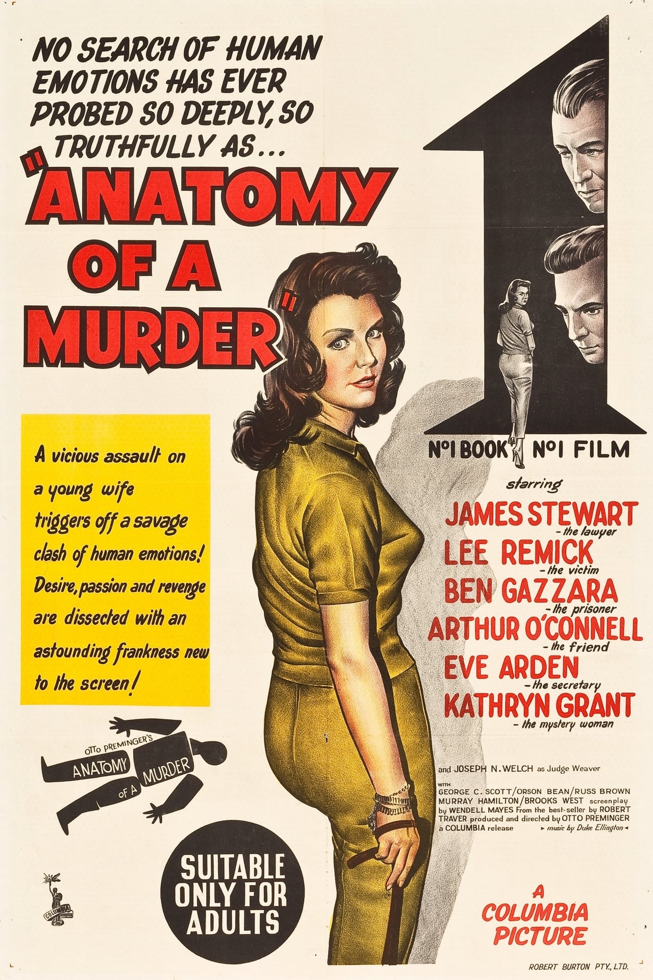 Anatomy of a Murder (1959) 192Kbps 23.976Fps 48Khz 2.0Ch DigitalTV Turkish Audio TAC