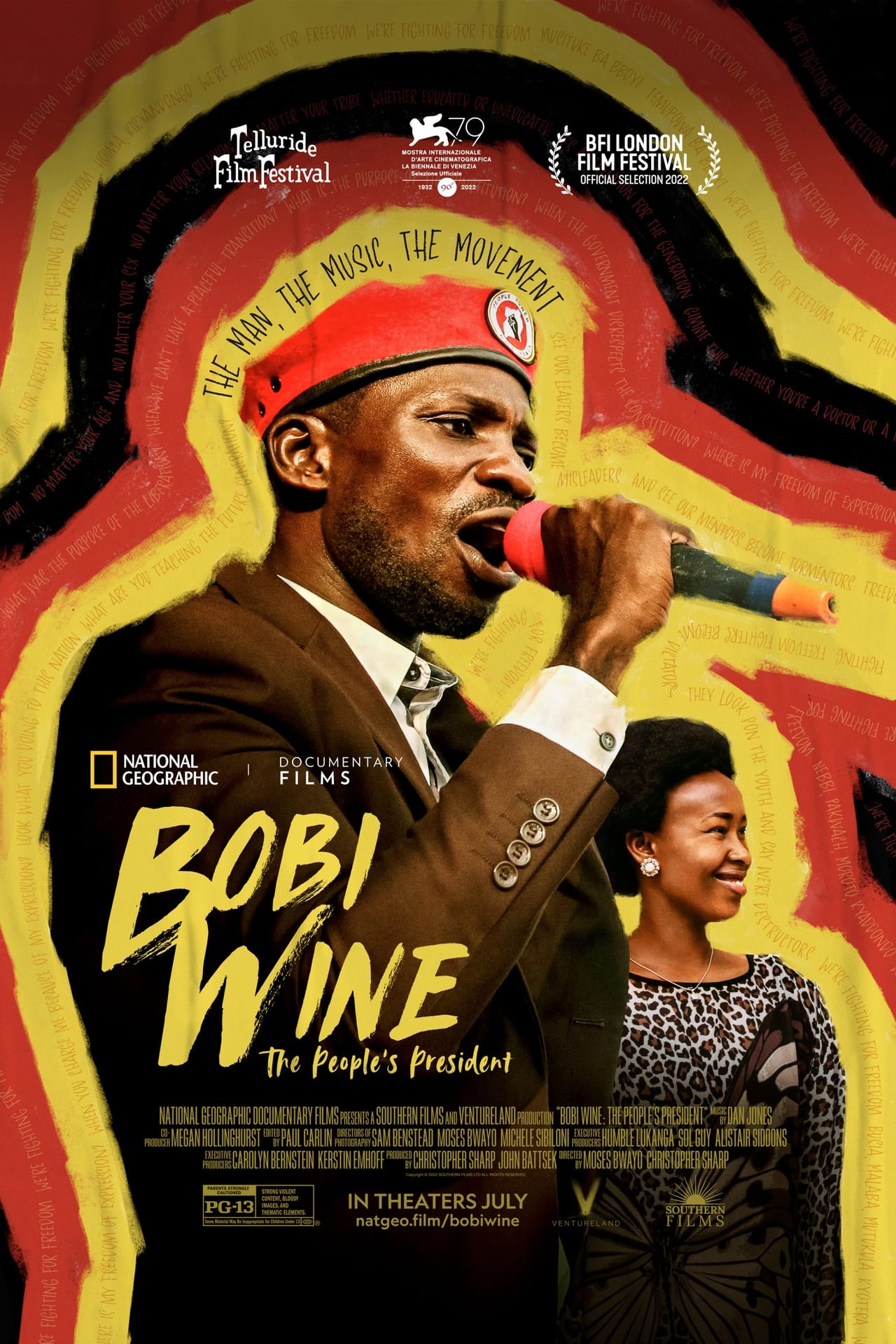 Bobi Wine: The People's President (2022) 128Kbps 25Fps 48Khz 2.0Ch Disney+ DD+ E-AC3 Turkish Audio TAC