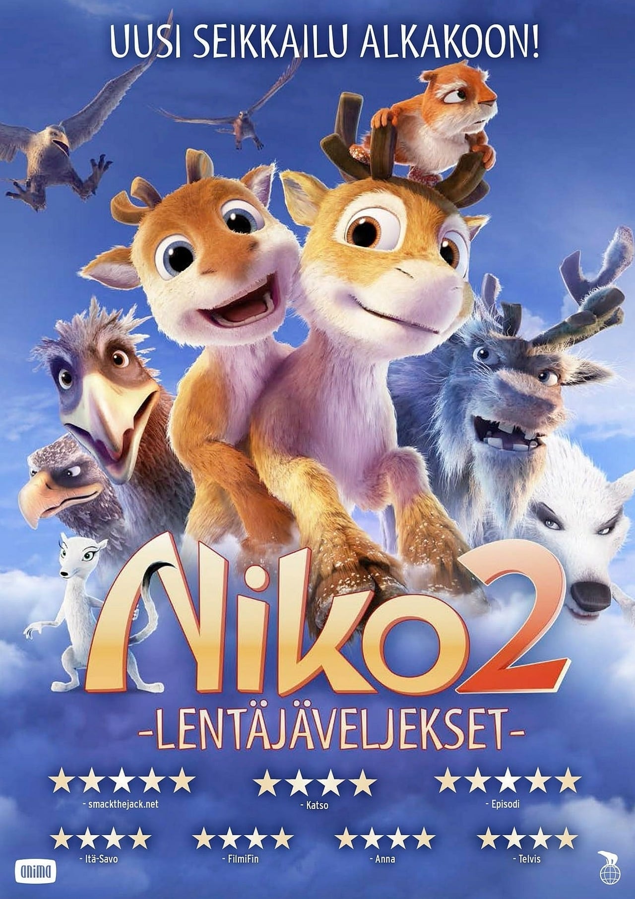 Niko 2 - lentäjäveljekset (2012) (Niko 2 Little Brother Big Trouble) 192Kbps 23.976Fps 48Khz 2.0Ch DVD Turkish Audio TAC