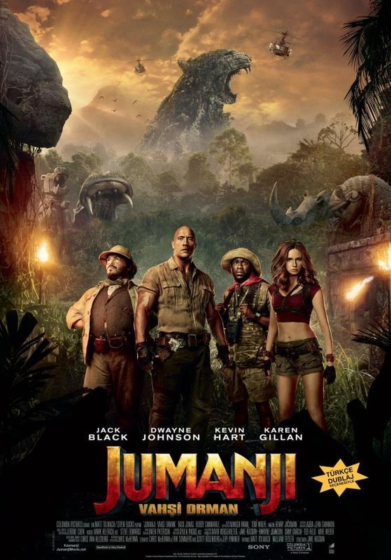 Jumanji: Welcome to the Jungle (2017) 640Kbps 23.976Fps 48Khz 5.1Ch UHD BluRay Turkish Audio TAC