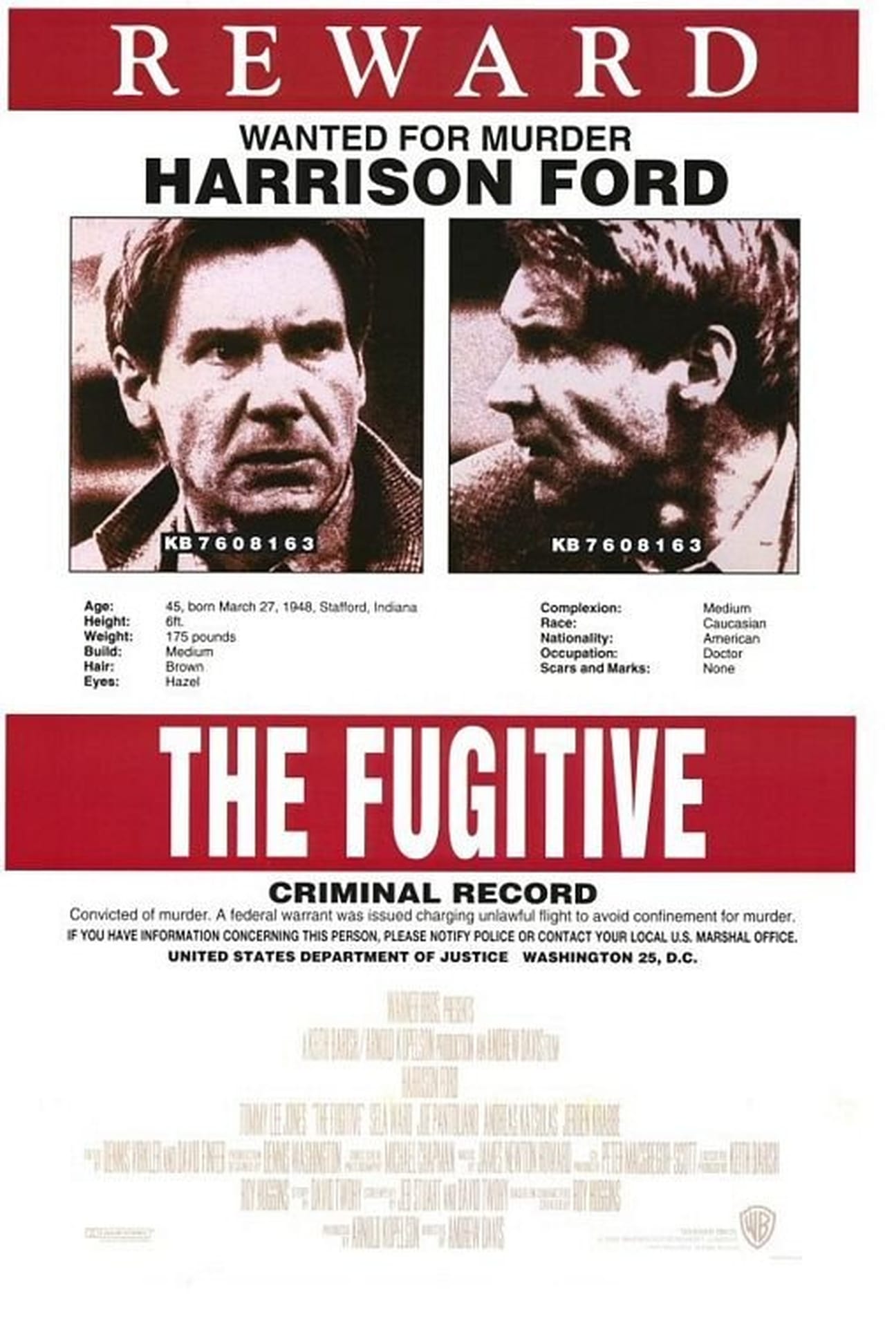 The Fugitive (1993) 640Kbps 23.976Fps 48Khz 5.1Ch BluRay Turkish Audio TAC
