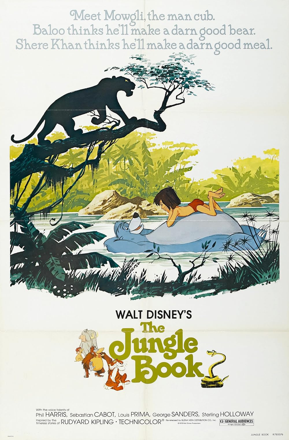 The Jungle Book (1967) 256Kbps 23.976Fps 48Khz 5.1Ch Disney+ DD+ E-AC3 Turkish Audio TAC