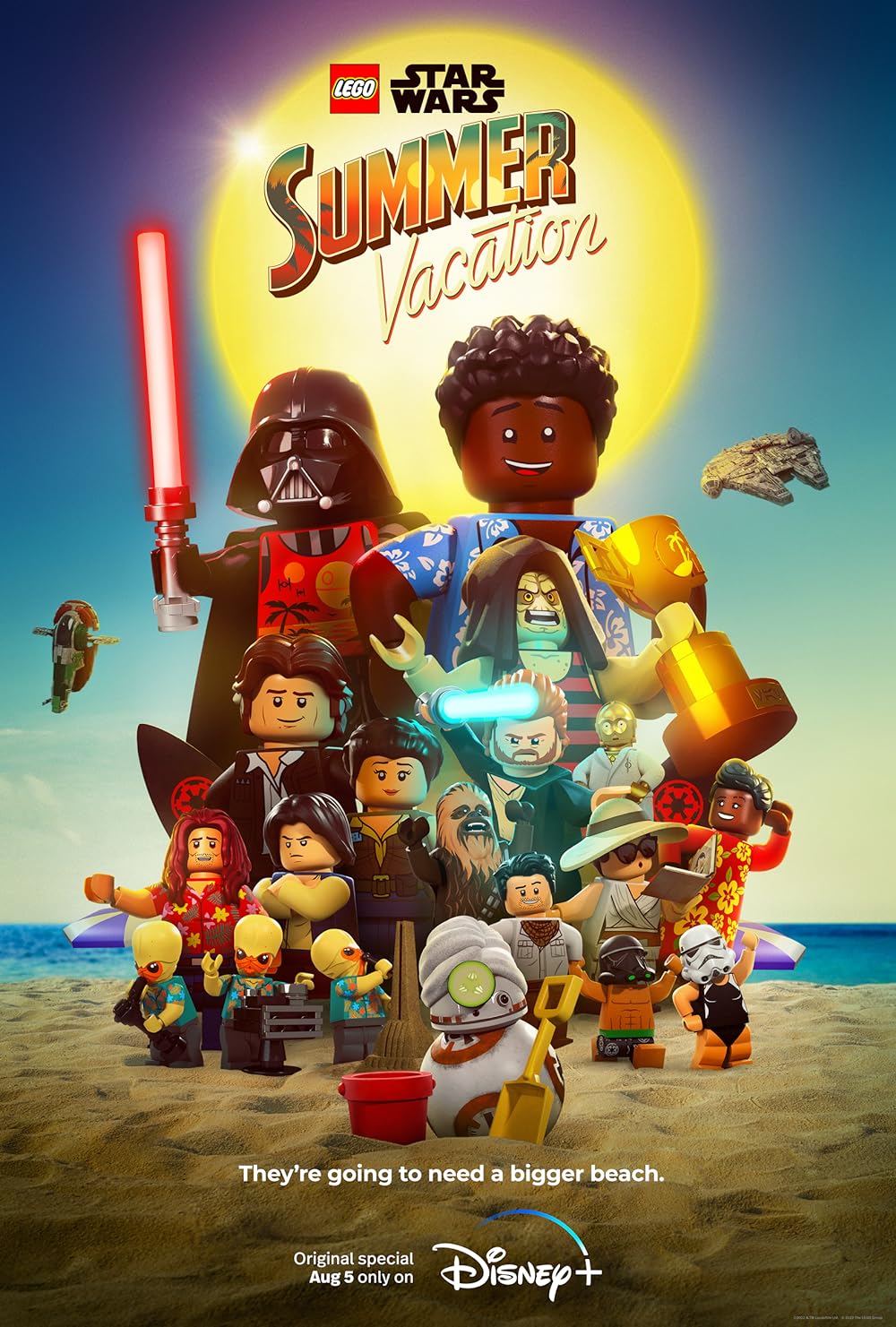 Lego Star Wars Summer Vacation (2022) 256Kbps 24Fps 48Khz 5.1Ch Disney+ DD+ E-AC3 Turkish Audio TAC