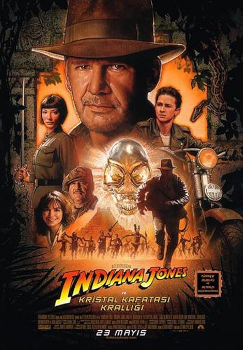 Indiana Jones and the Kingdom of the Crystal Skull (2008) 256Kbps 23.976Fps 48Khz 5.1Ch Disney+ DD+ E-AC3 Turkish Audio TAC