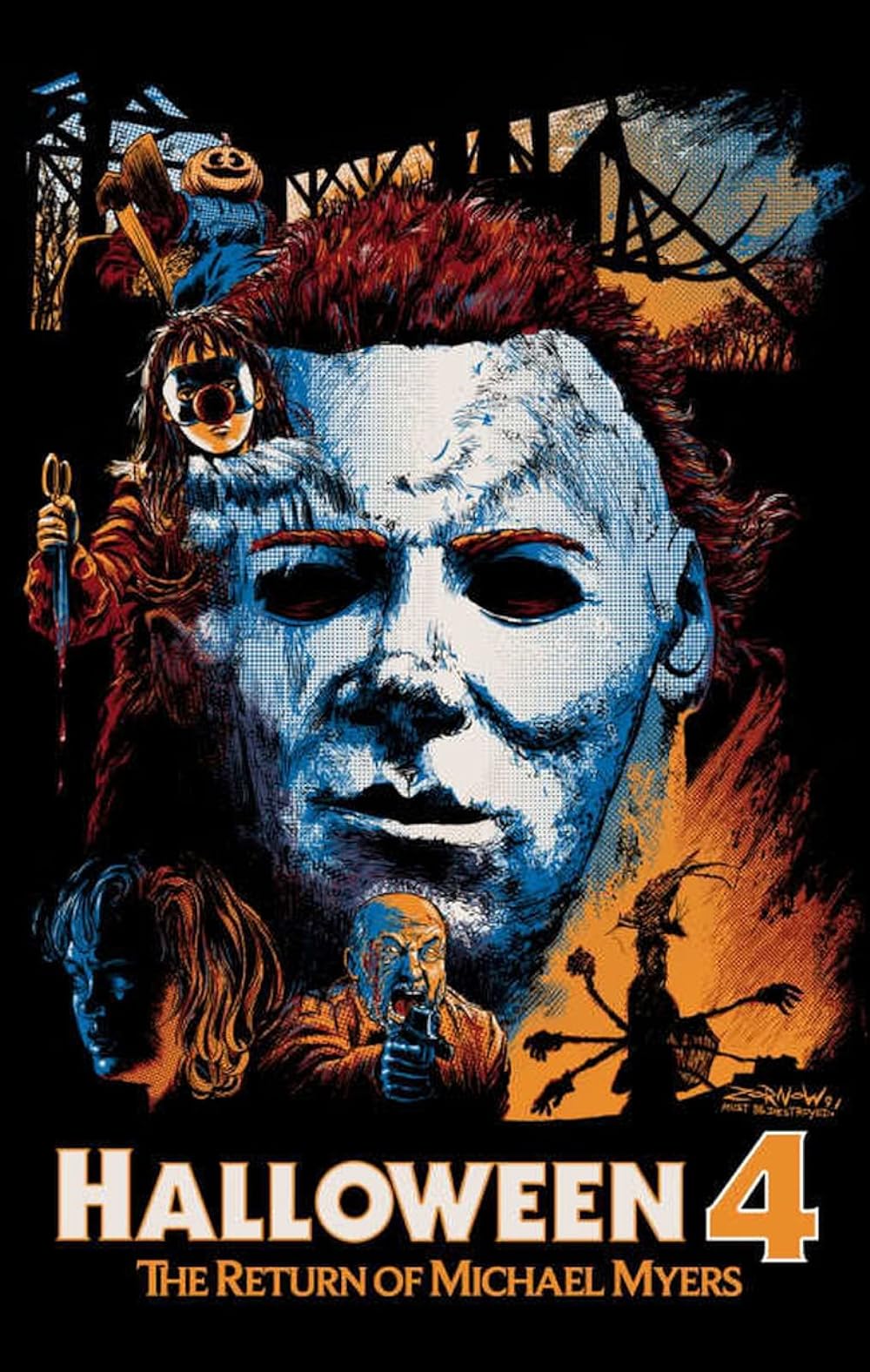 Halloween 4: The Return of Michael Myers (1988) 192Kbps 23.976Fps 48Khz 2.0Ch VHS Turkish Audio TAC