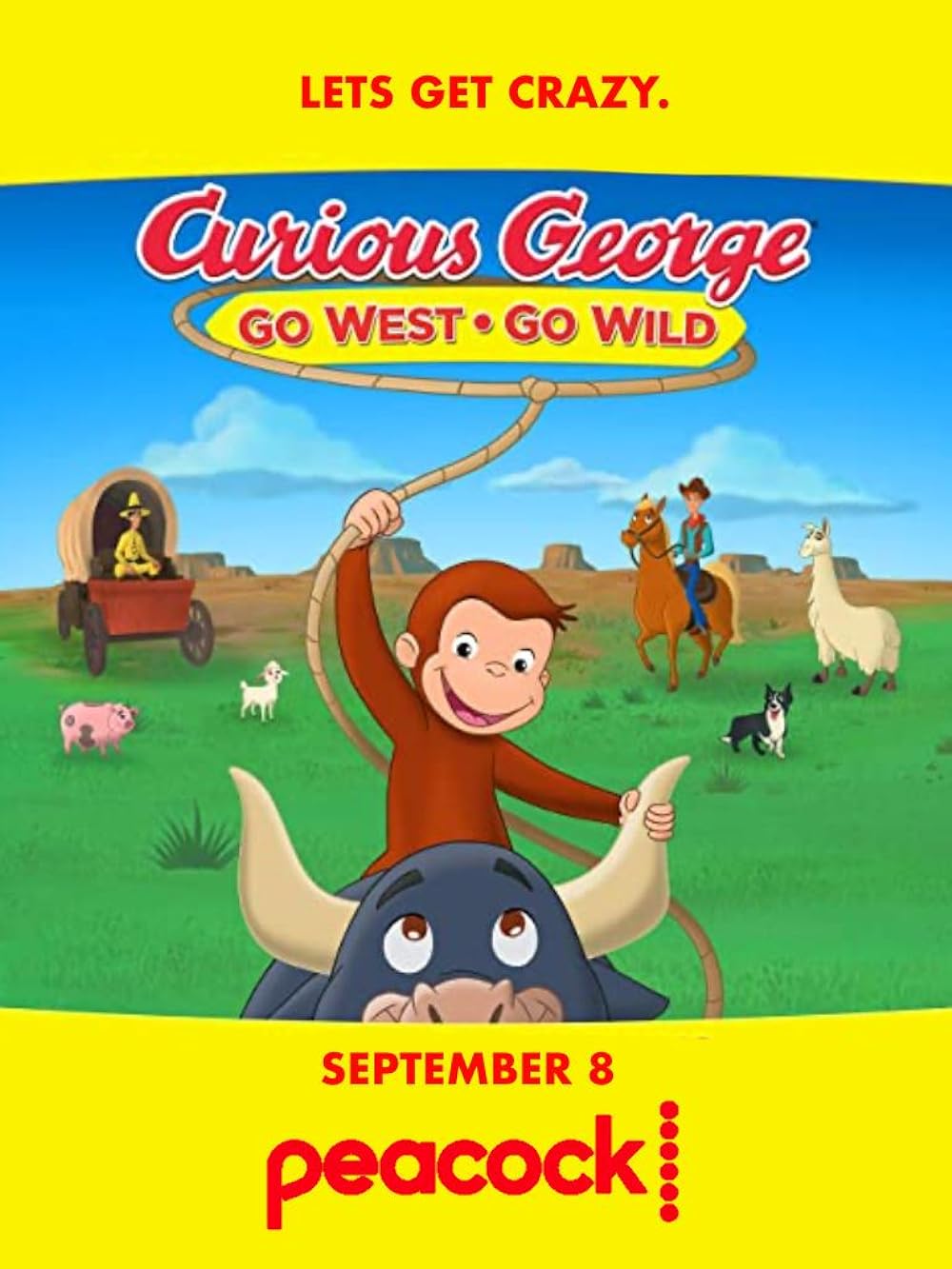 Curious George: Go West, Go Wild (2020) 192Kbps 23.976Fps 48Khz 2.0Ch DigitalTV Turkish Audio TAC