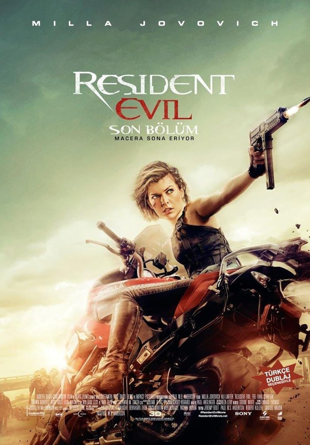 Resident Evil: The Final Chapter (2016) Theatrical Cut 640Kbps 23.976Fps 48Khz 5.1Ch DD+ NF E-AC3 Turkish Audio TAC