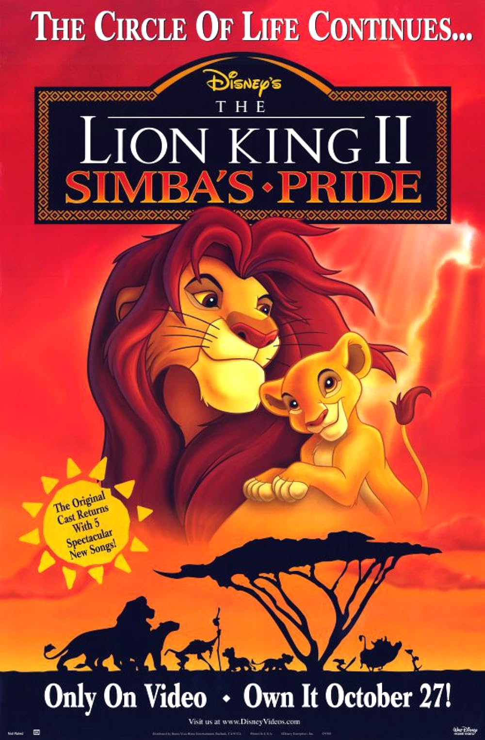 The Lion King II: Simba's Pride (1998) 256Kbps 23.976Fps 48Khz 5.1Ch Disney+ DD+ E-AC3 Turkish Audio TAC