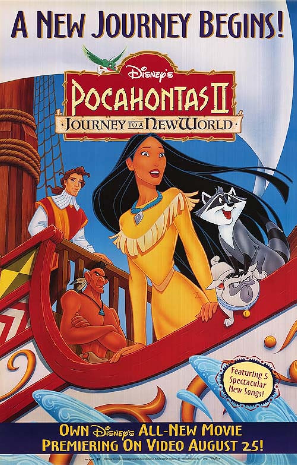 Pocahontas II: Journey to a New World (1998) 640Kbps 23.976Fps 48Khz 5.1Ch BluRay Turkish Audio TAC