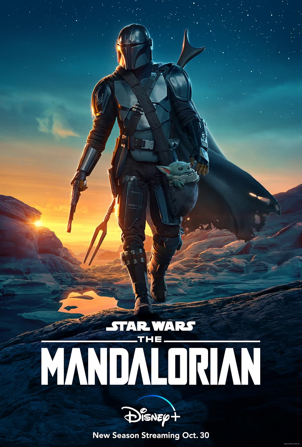 The Mandalorian (2019) S1 EP01&EP08 256Kbps 23.976Fps 48Khz 5.1Ch Disney+ DD+ E-AC3 Turkish Audio TAC