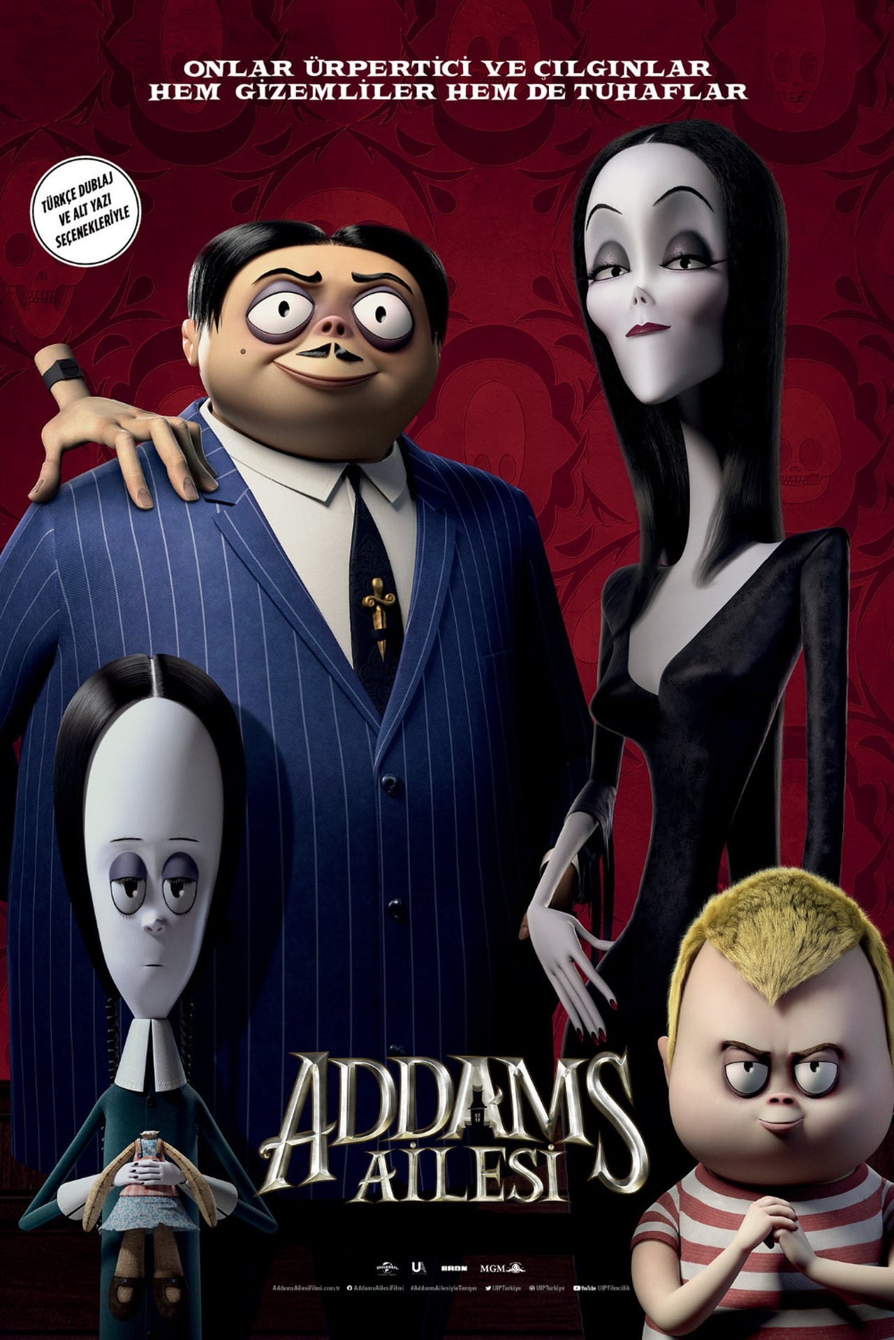 The Addams Family (2019) 640Kbps 23.976Fps 48Khz 5.1Ch DD+ AMZN E-AC3 Turkish Audio TAC
