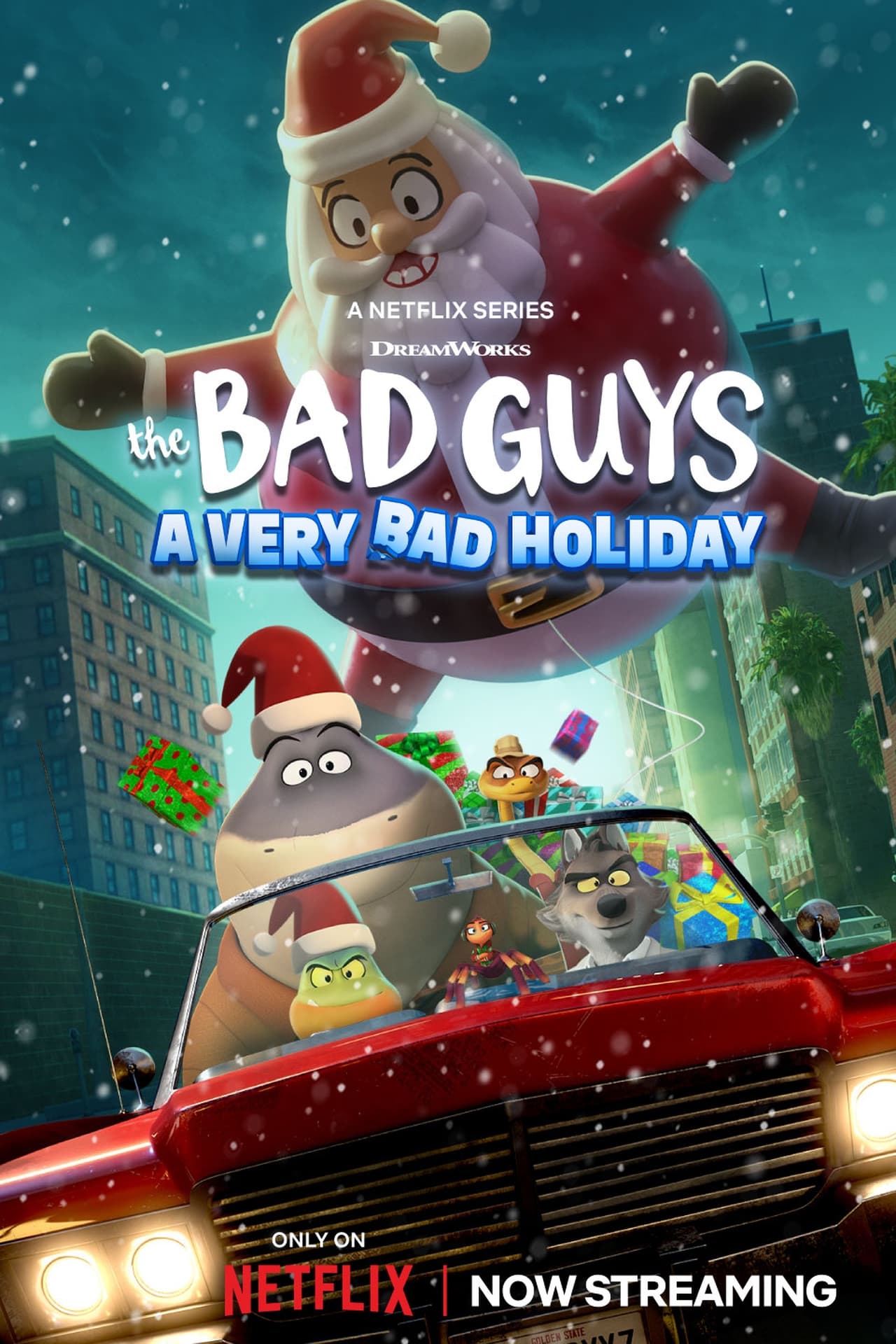 The Bad Guys: A Very Bad Holiday (2023) 640Kbps 23.976Fps 48Khz 5.1Ch DD+ NF E-AC3 Turkish Audio TAC