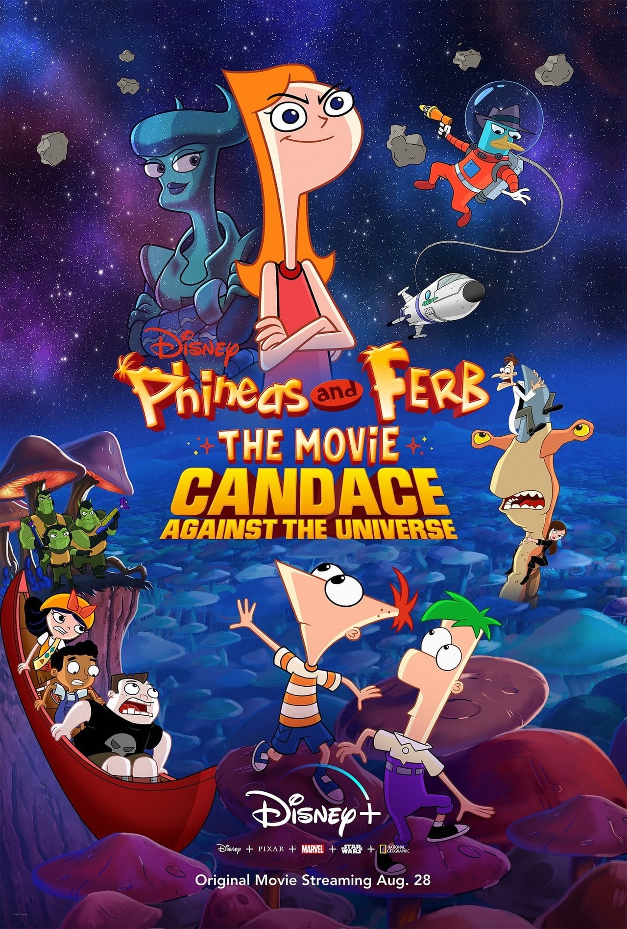 Phineas and Ferb the Movie: Candace Against the Universe (2020) 256Kbps 23.976Fps 48Khz 5.1Ch Disney+ DD+ E-AC3 Turkish Audio TAC