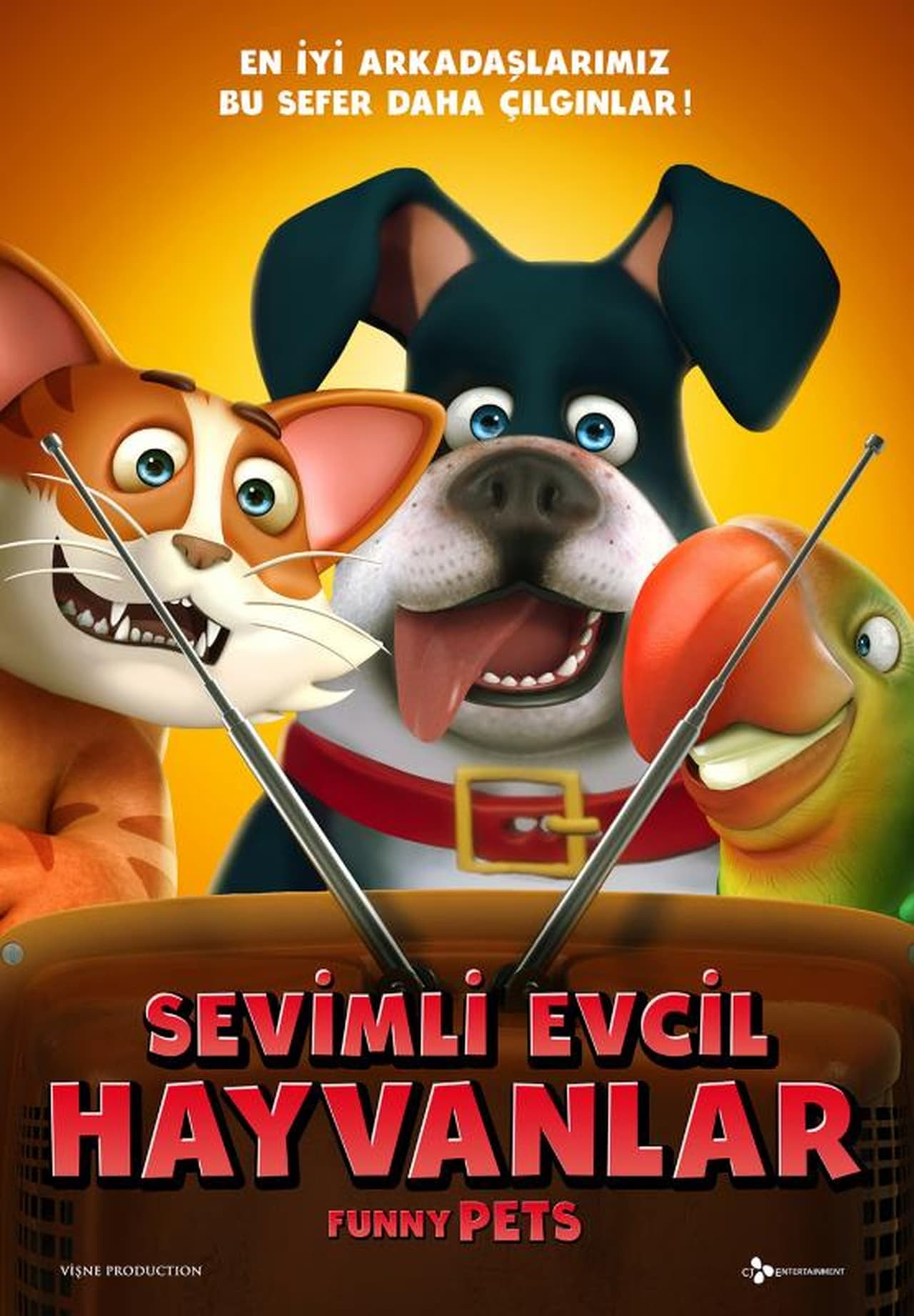 Funny Pets 2 (2018) 192Kbps 23.976Fps 48Khz 2.0Ch DigitalTV Turkish Audio TAC