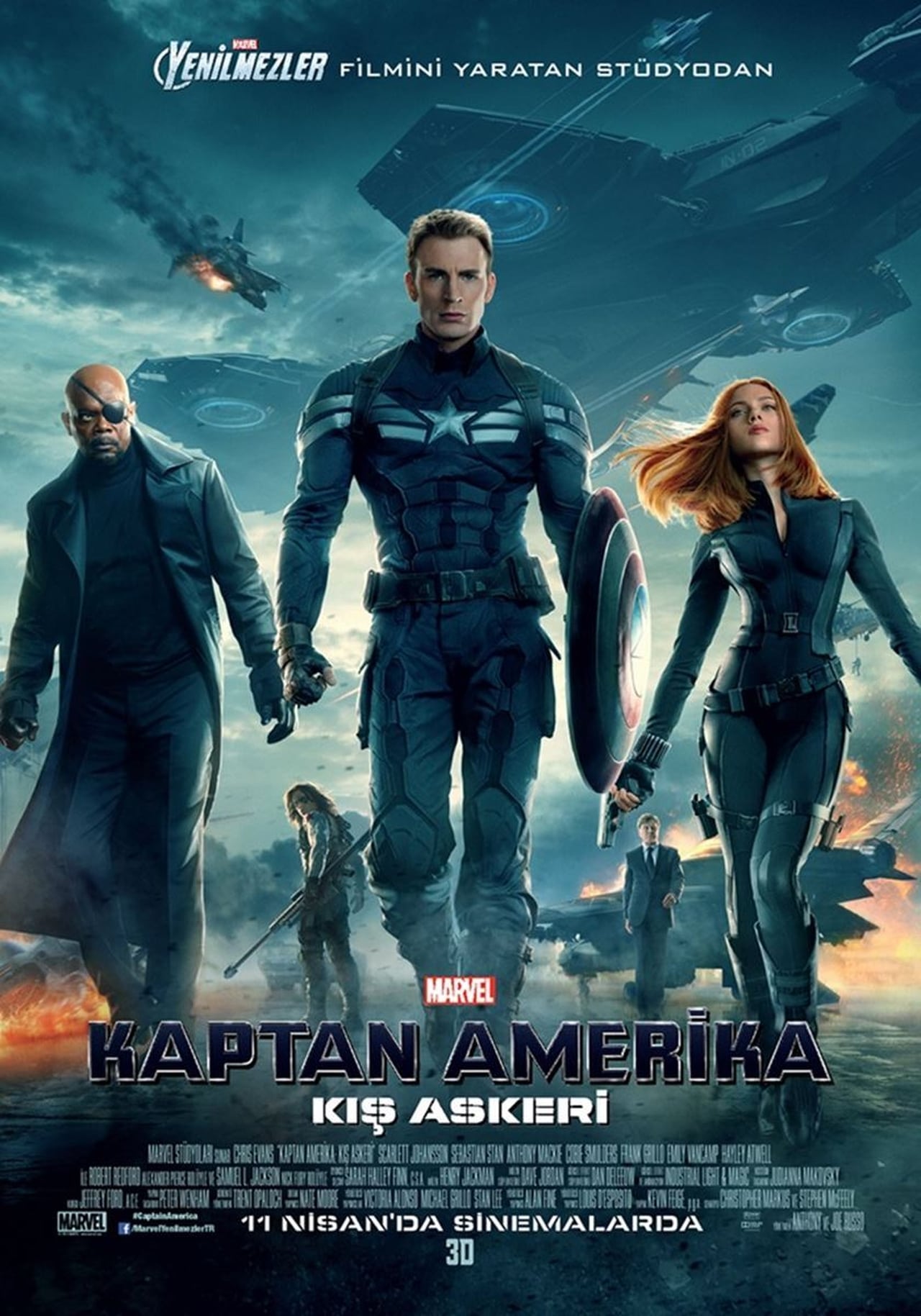 Captain America: The Winter Soldier (2014) 256Kbps 23.976Fps 48Khz 5.1Ch Disney+ DD+ E-AC3 Turkish Audio TAC