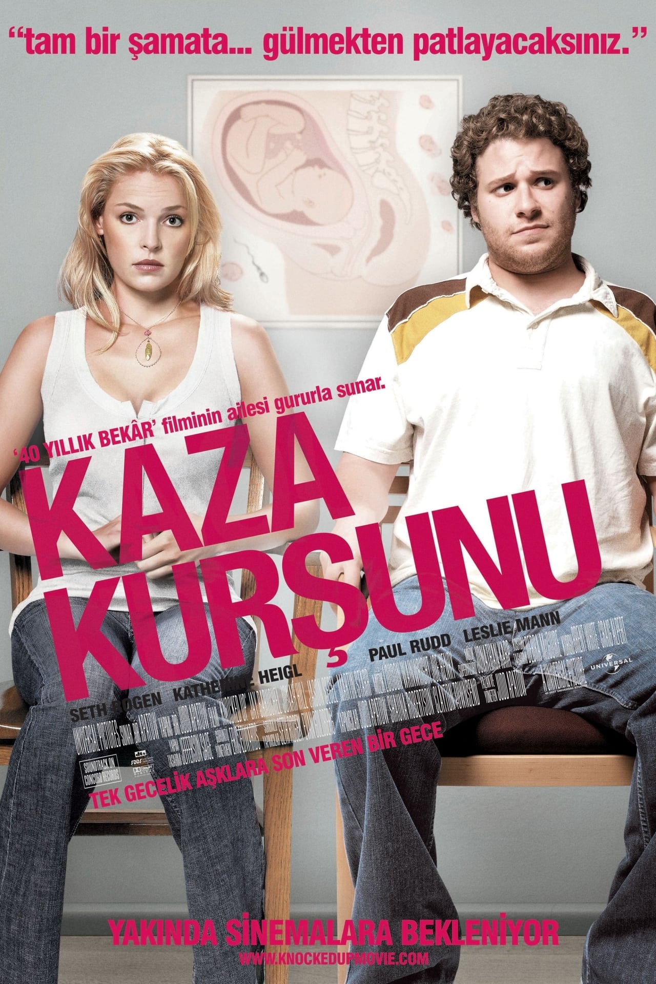 Knocked Up (2007) Unrated Cut 192Kbps 23.976Fps 48Khz 2.0Ch DVD Turkish Audio TAC