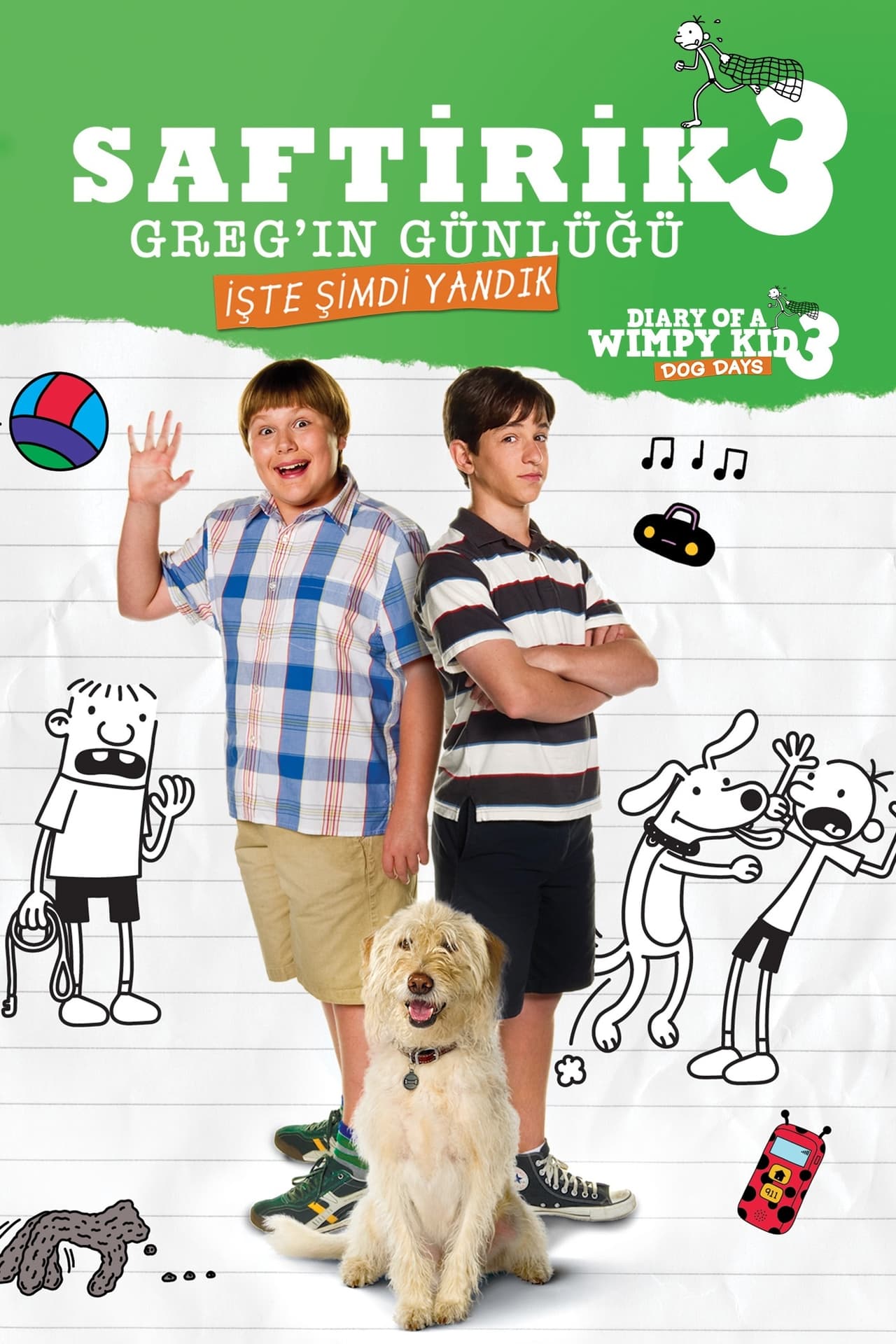 Diary of a Wimpy Kid: Dog Days (2012) 384Kbps 23.976Fps 48Khz 5.1Ch DVD Turkish Audio TAC