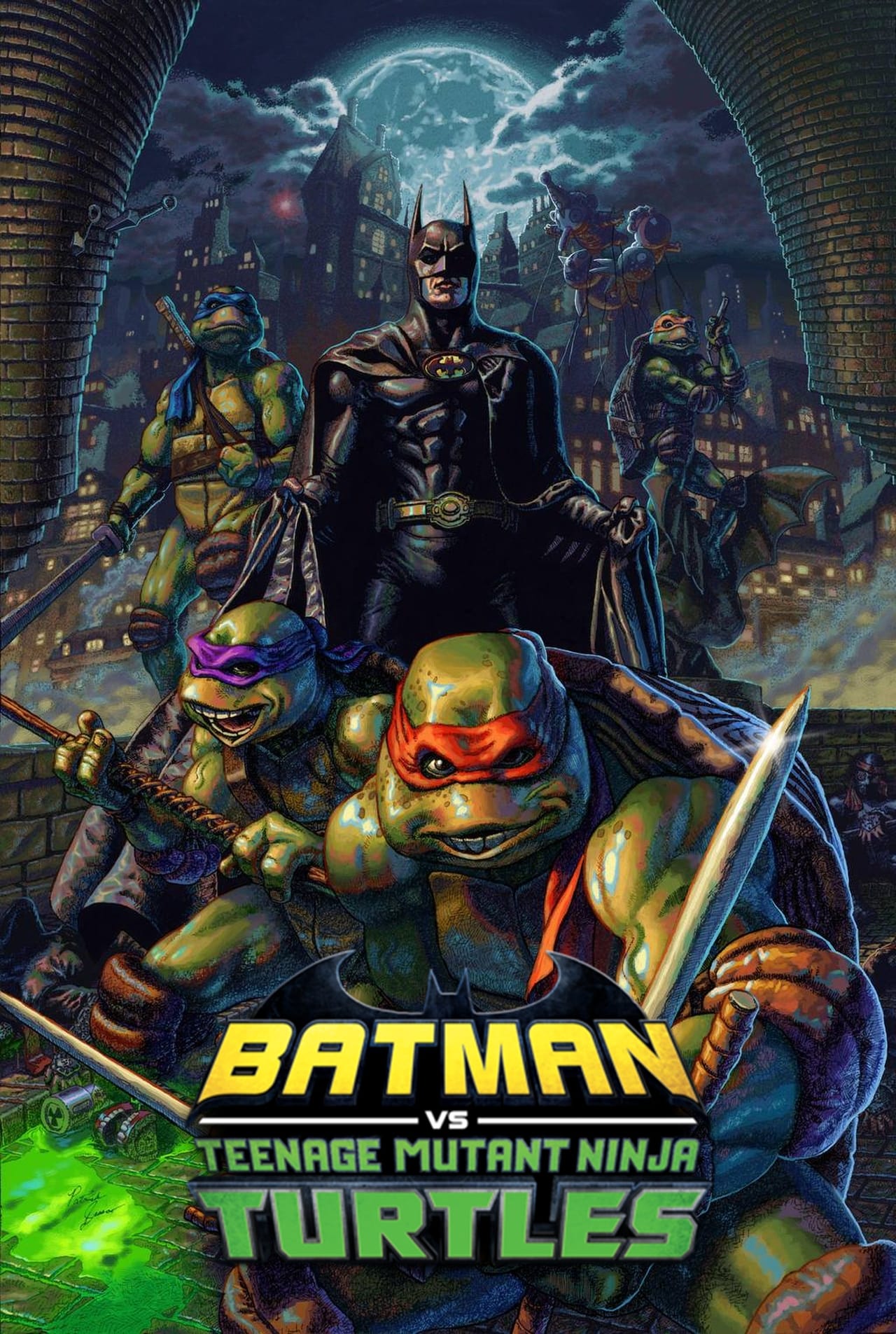 Batman vs Teenage Mutant Ninja Turtles (2019) 192Kbps 23.976Fps 48Khz 2.0Ch DigitalTV Turkish Audio TAC