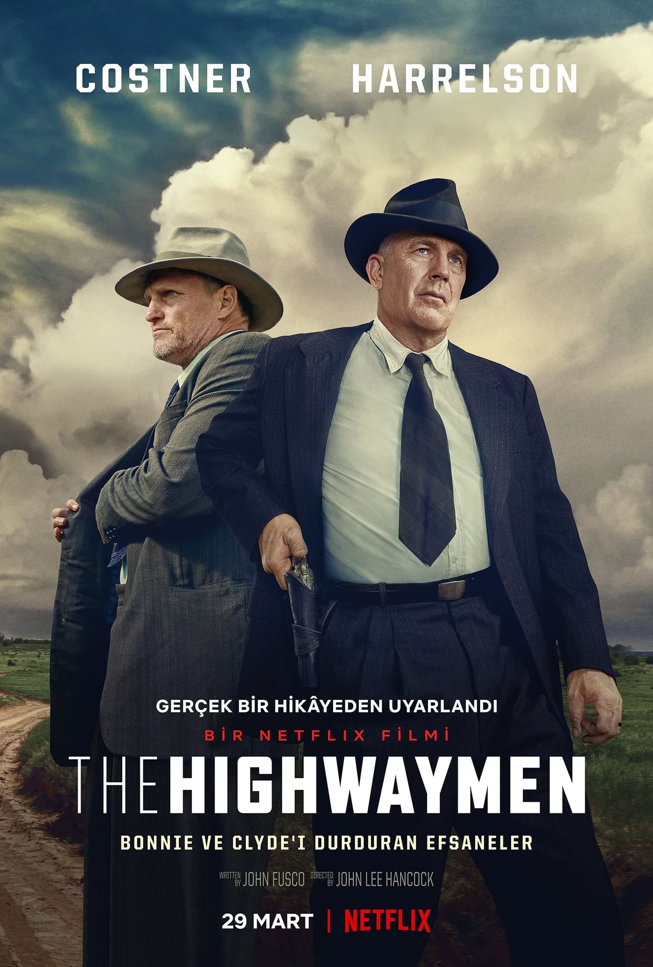 The Highwaymen (2019) 640Kbps 24Fps 48Khz 5.1Ch DD+ NF E-AC3 Turkish Audio TAC