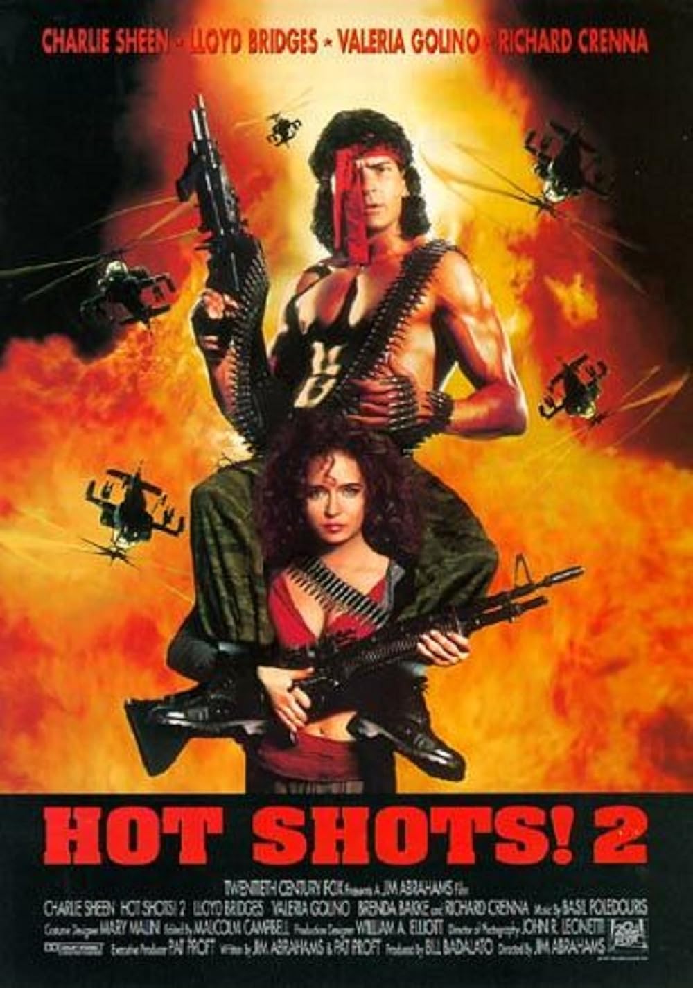 Hot Shots! Part Deux (1993) 128Kbps 23.976Fps 48Khz 2.0Ch Disney+ DD+ E-AC3 Turkish Audio TAC