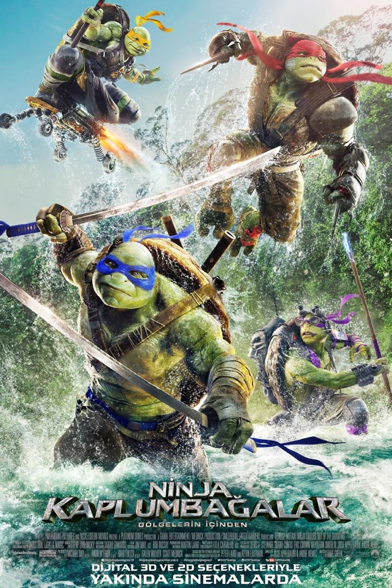 Teenage Mutant Ninja Turtles: Out of the Shadows (2016) 640Kbps 23.976Fps 48Khz 5.1Ch DD+ NF E-AC3 Turkish Audio TAC