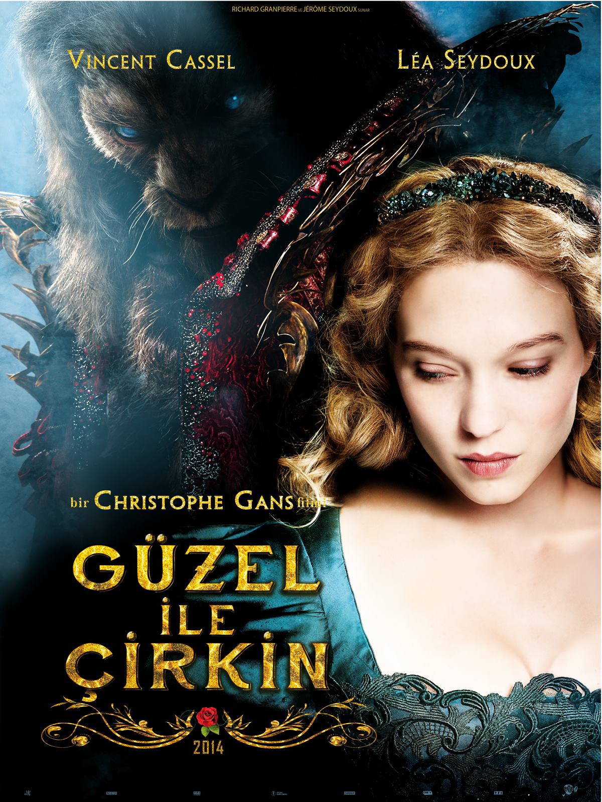 Beauty and the Beast (2014) 448Kbps 23.976Fps 48Khz 5.1Ch DVD Turkish Audio TAC
