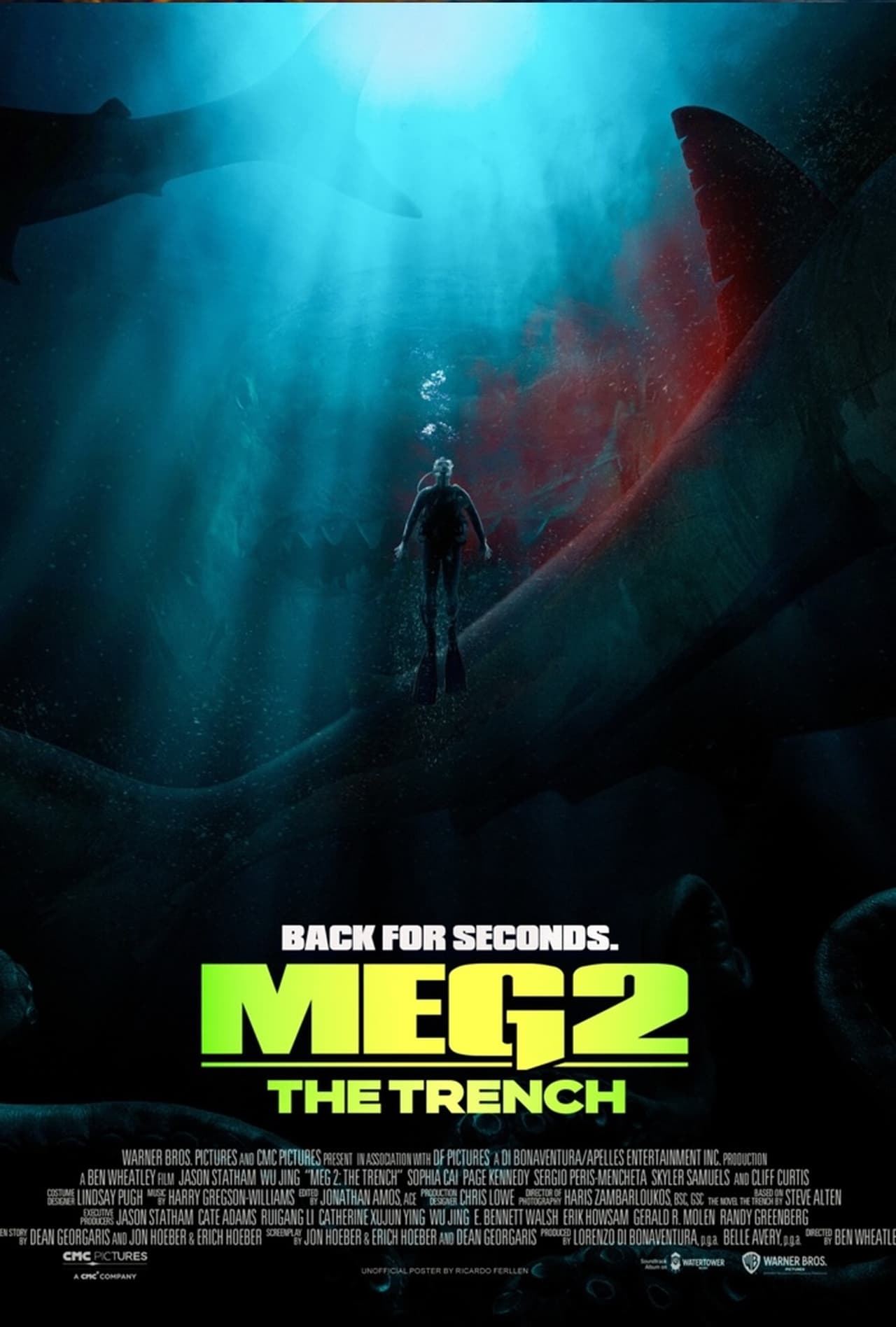 Meg 2: The Trench (2023) 384Kbps 23.976Fps 48Khz 5.1Ch iTunes Turkish Audio TAC