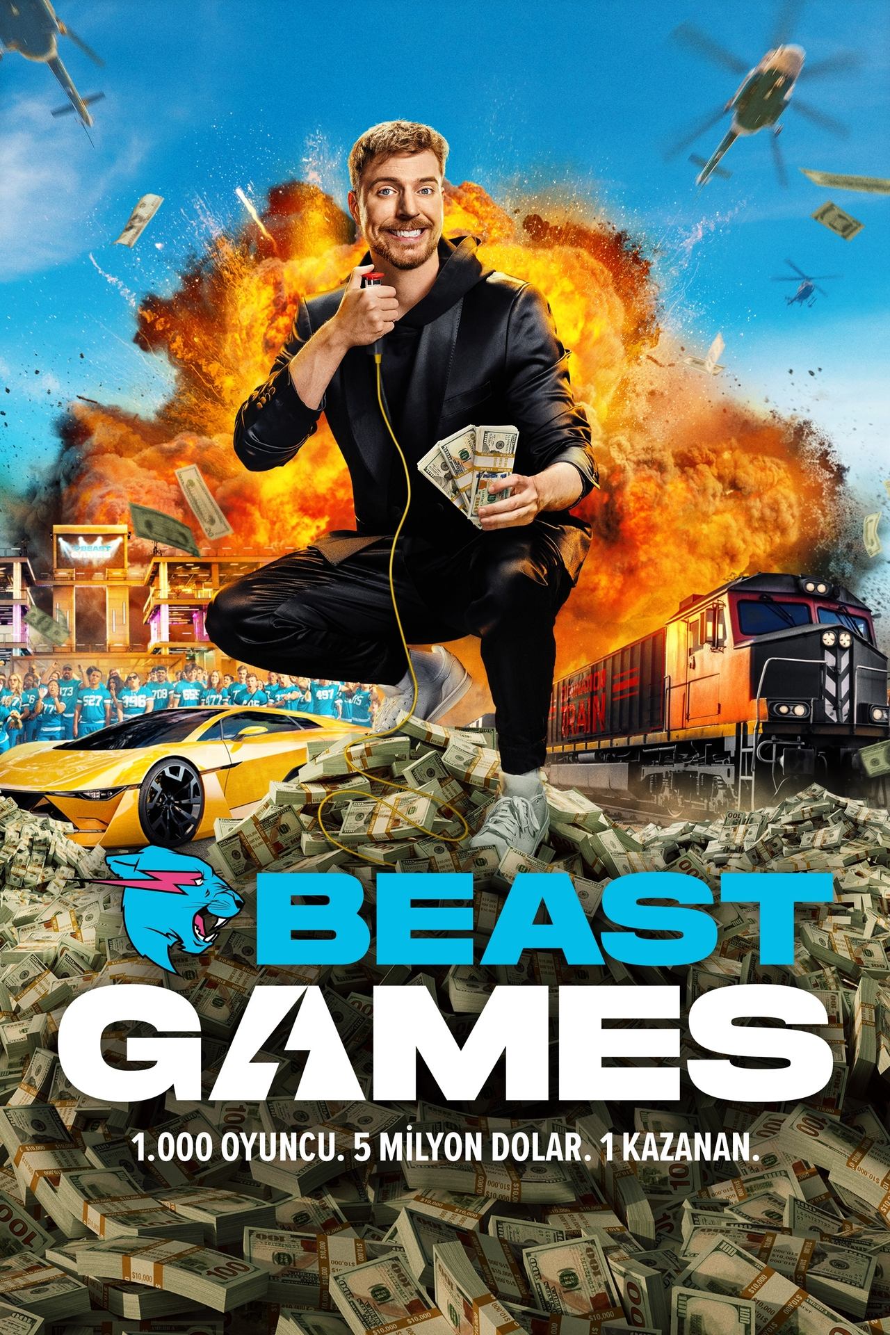 Beast Games (2024) S1 EP01&EP10 640Kbps 23.976Fps 48Khz 5.1Ch DD+ AMZN E-AC3 Turkish Audio TAC