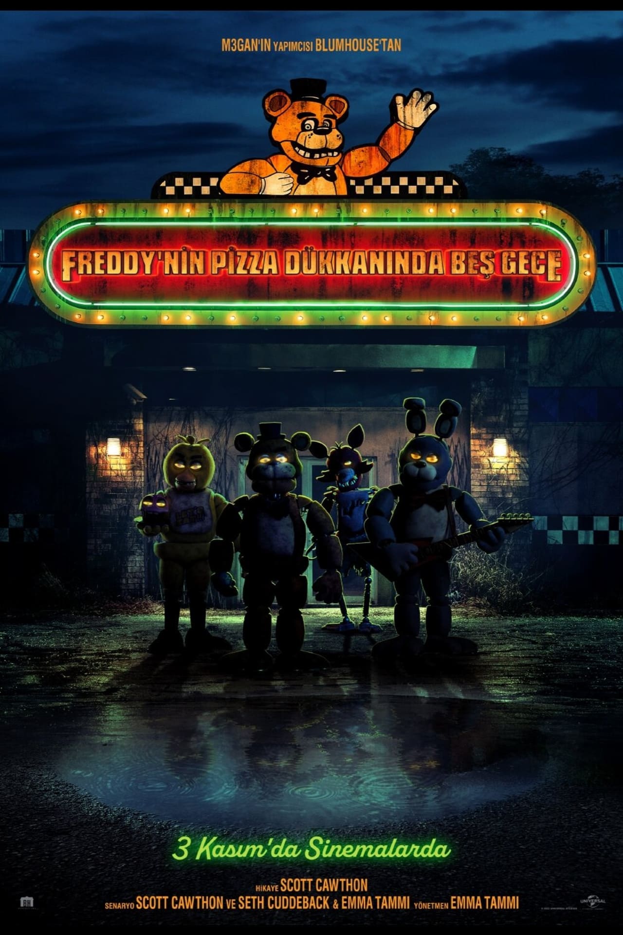 Five Nights at Freddy's (2023) 384Kbps 23.976Fps 48Khz 5.1Ch iTunes Turkish Audio TAC